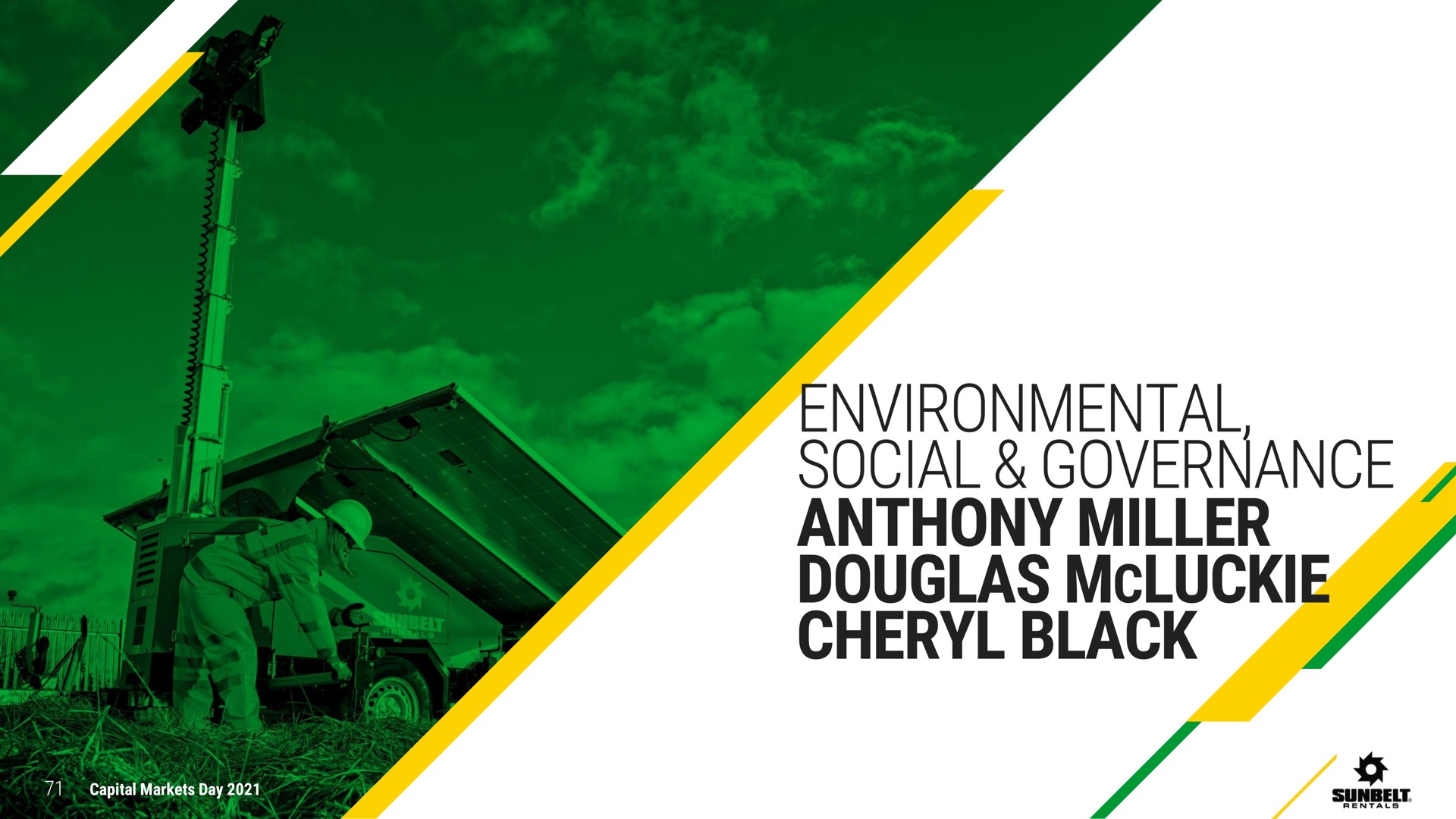 environmental social governance miller black | Ashtead Group