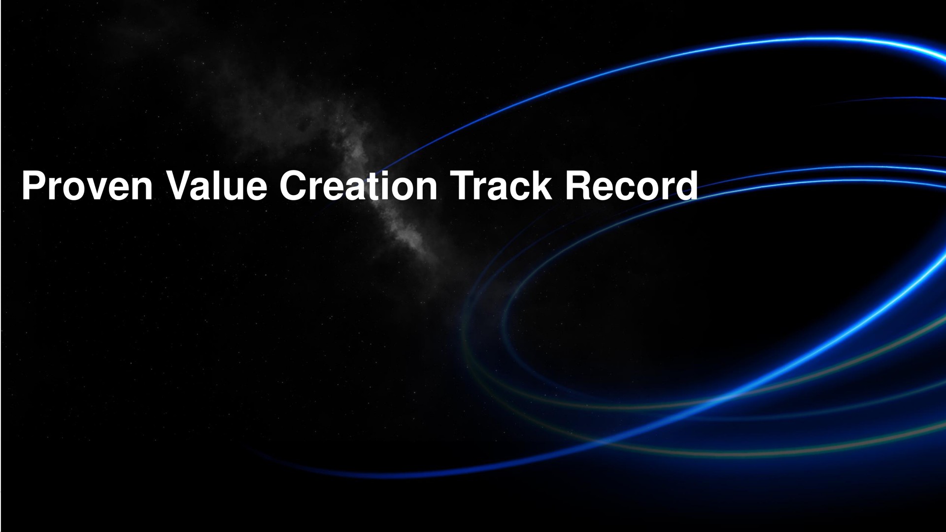 proven value creation track record | OpenText