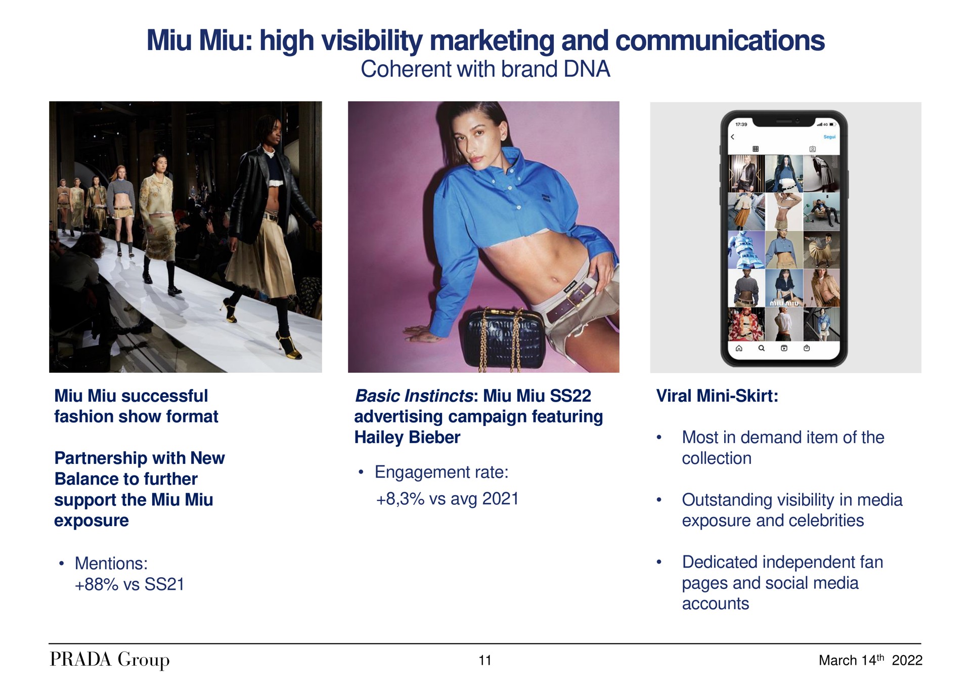 high visibility marketing and communications | Prada