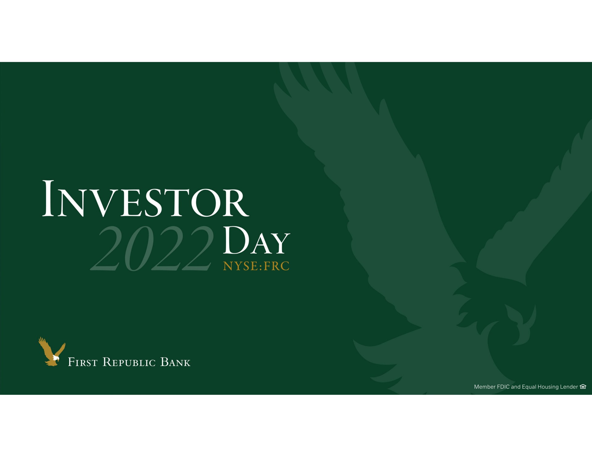 investor first republic bank | First Republic Bank