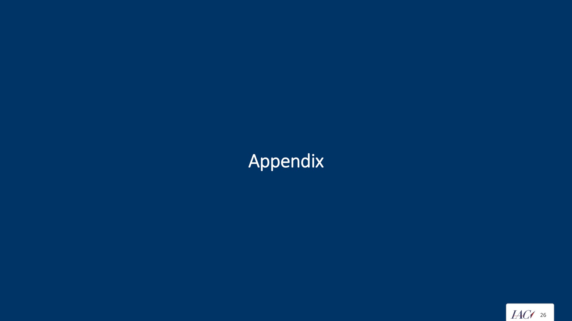appendix | IAC