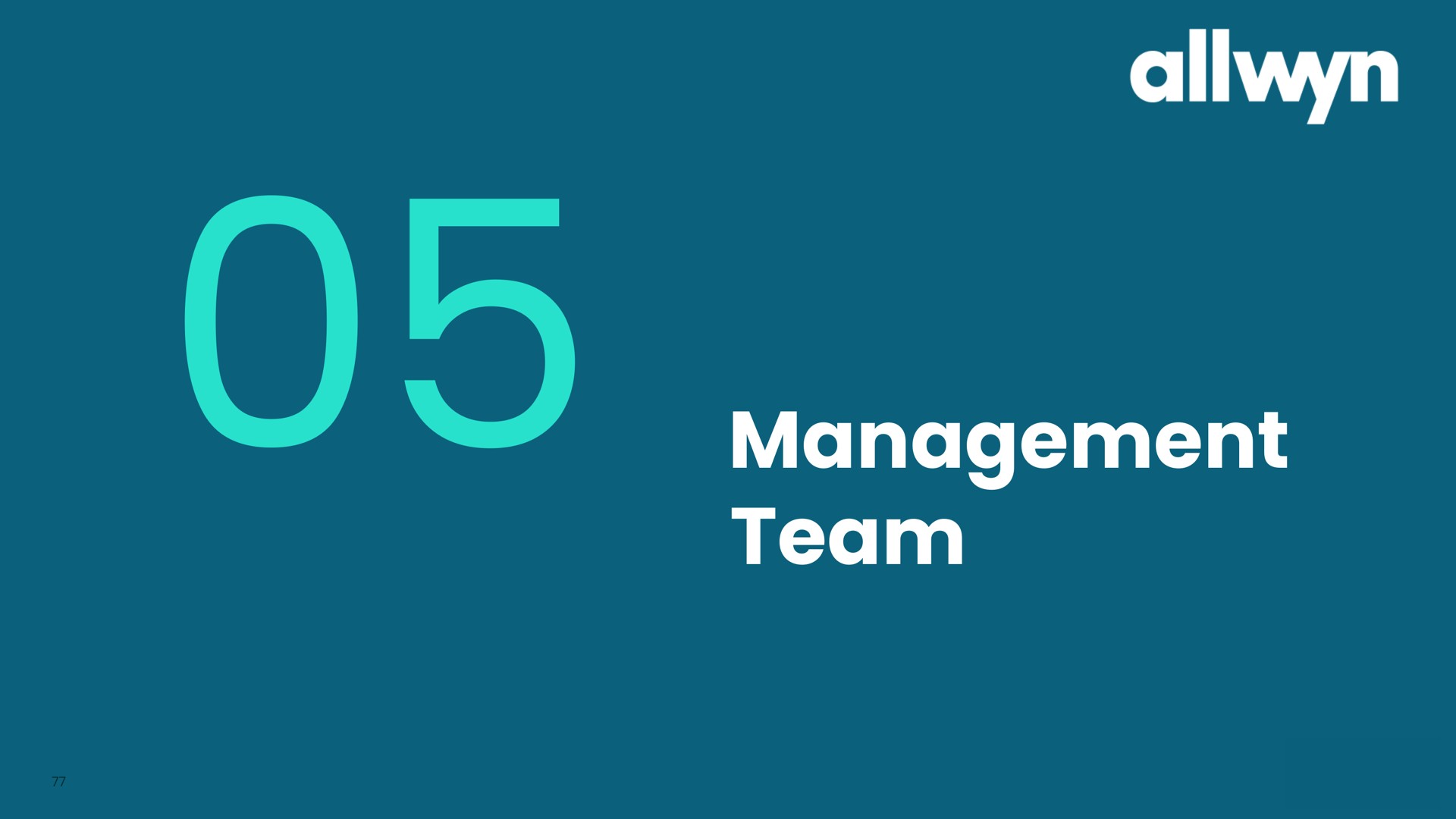 management team | Allwyn