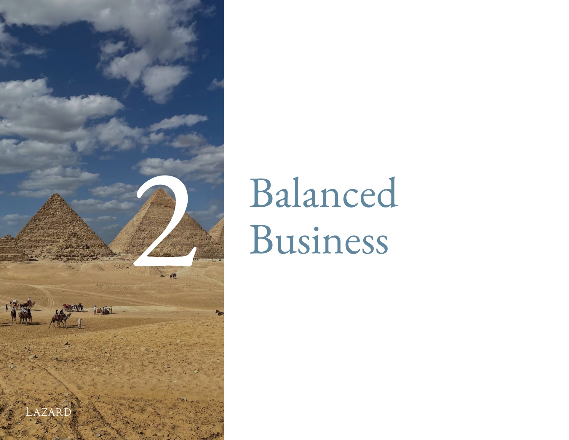balanced business | Lazard