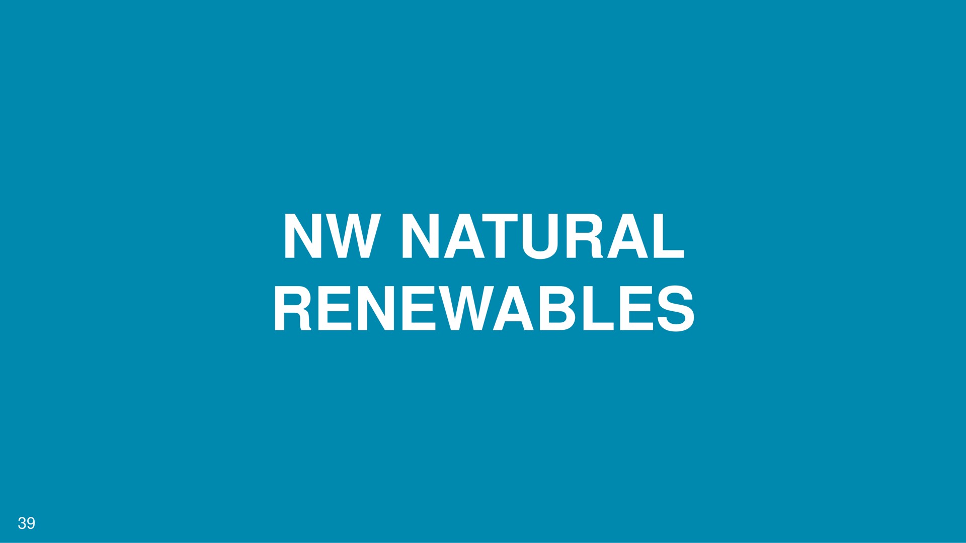 natural | NW Natural Holdings