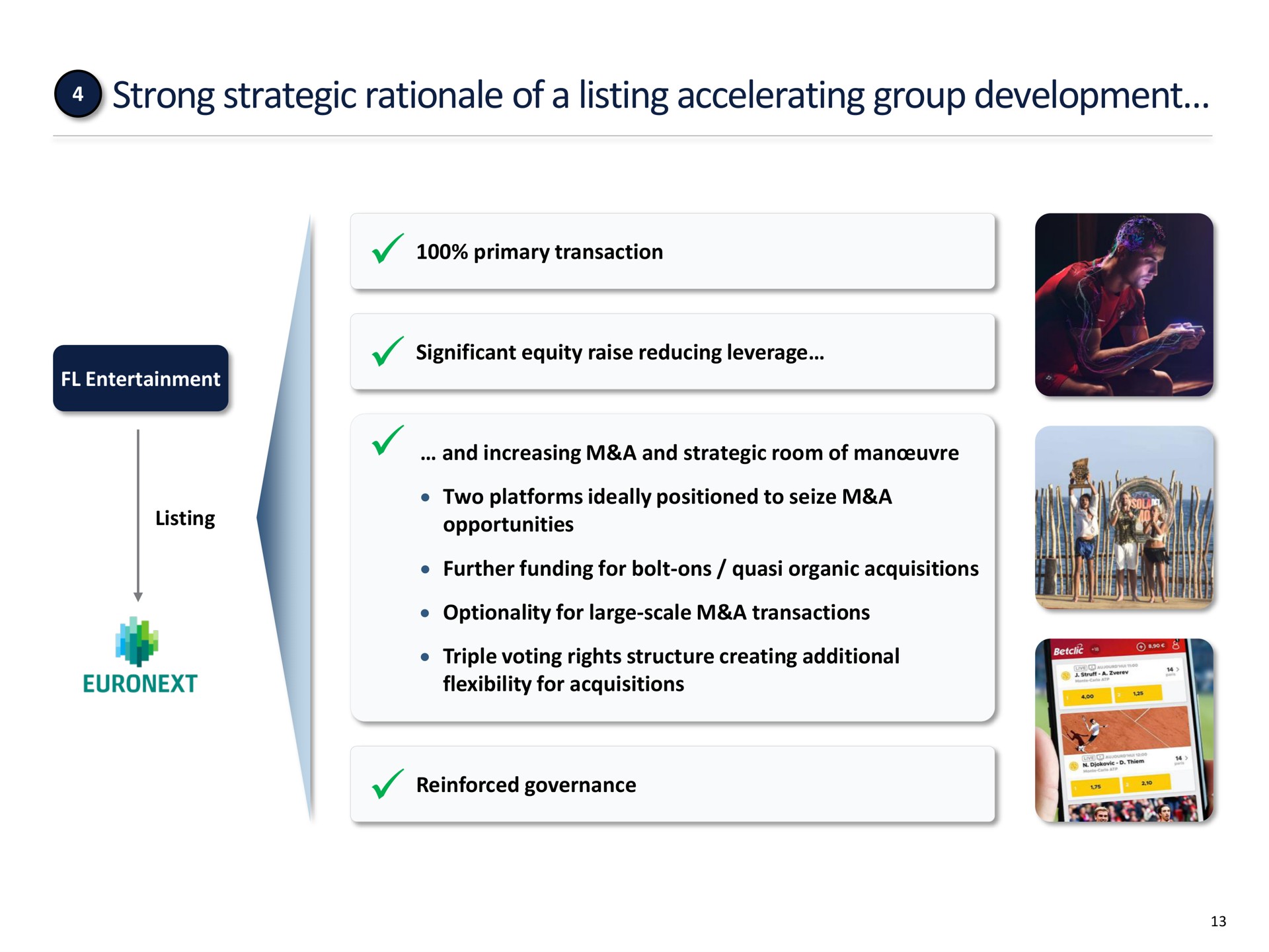 strong strategic rationale of a listing accelerating group development | FL Entertaiment
