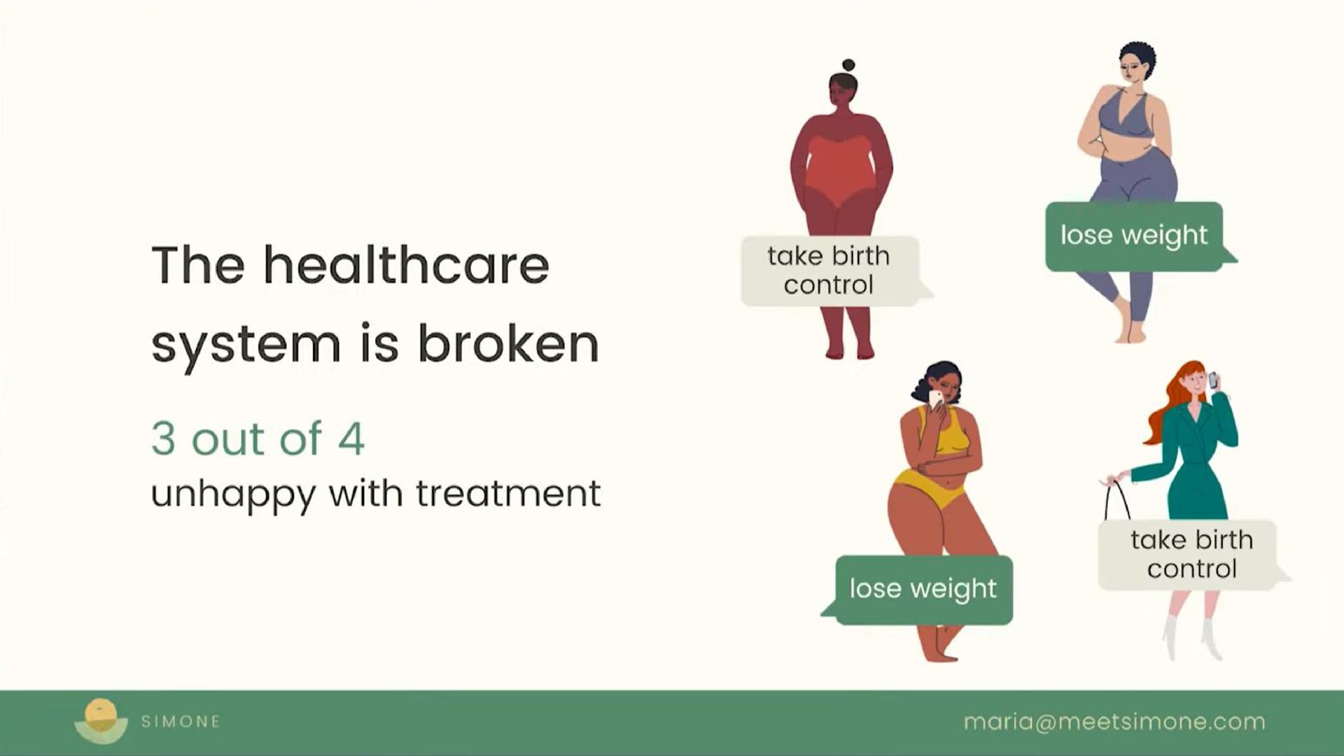 lose weight the system is broken lose weight maria out of unhappy with treatment take birth control | Simone