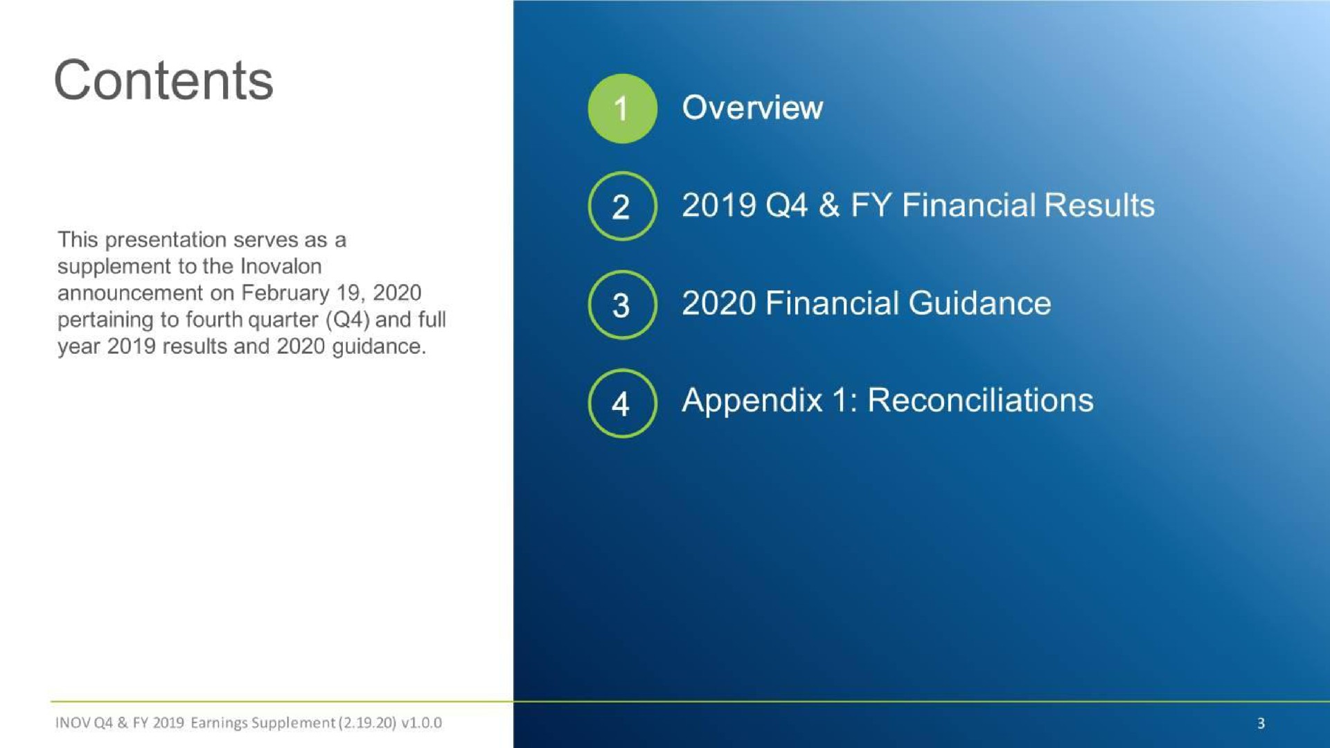 contents a overview financial results financial guidance appendix reconciliations | Inovalon