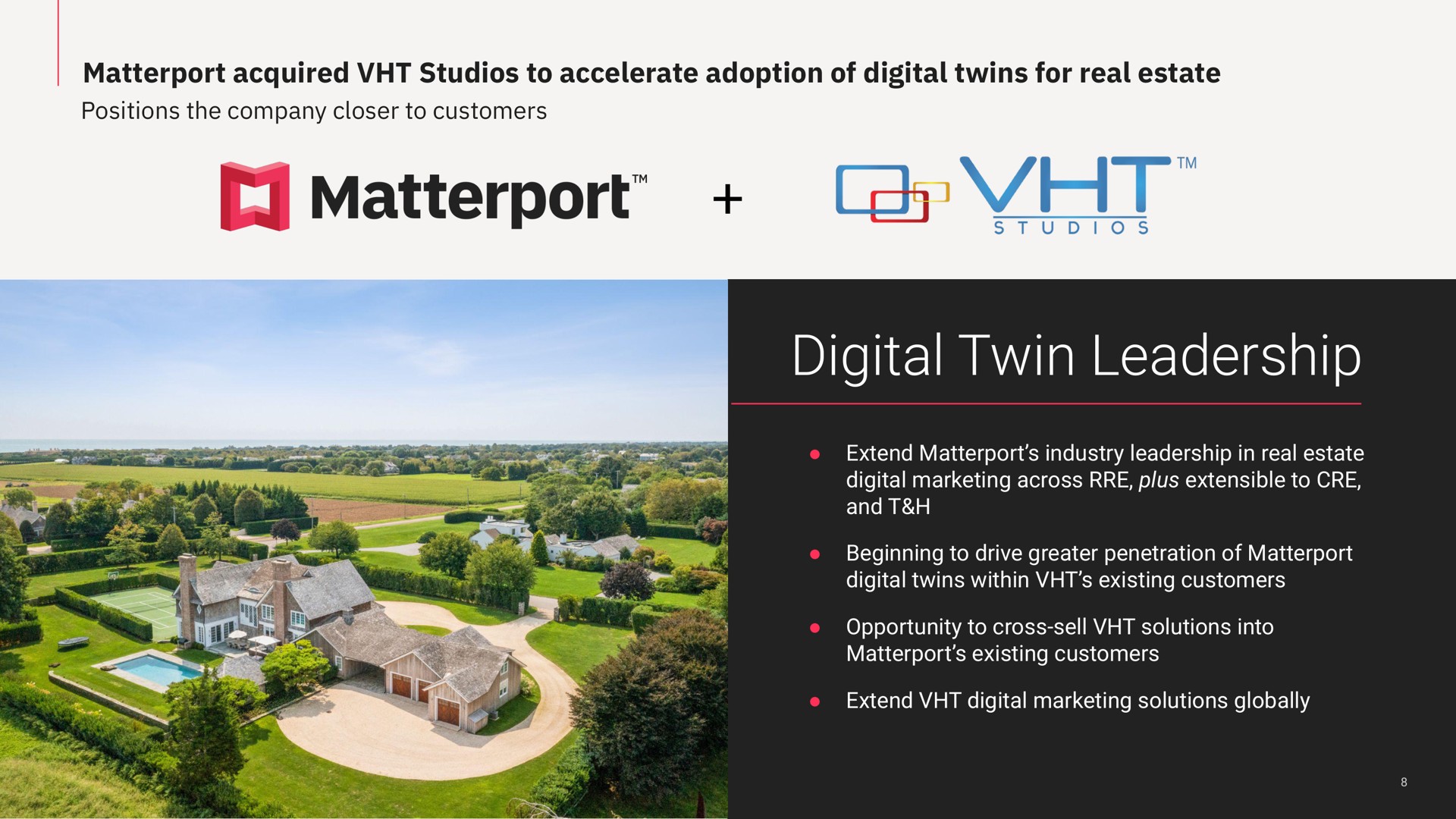 acquired studios to accelerate adoption of digital twins for real estate digital twin leadership | Matterport