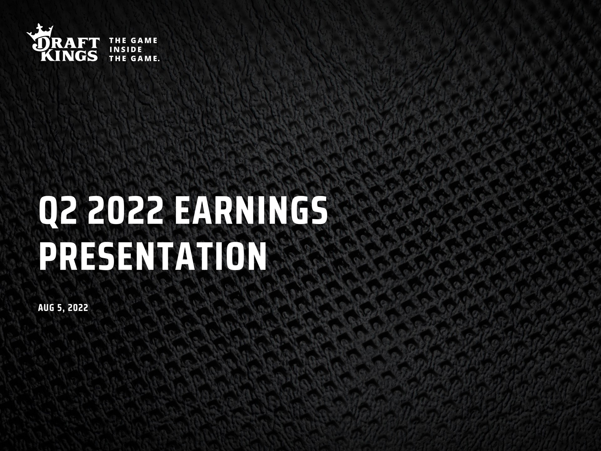 earnings presentation at | DraftKings