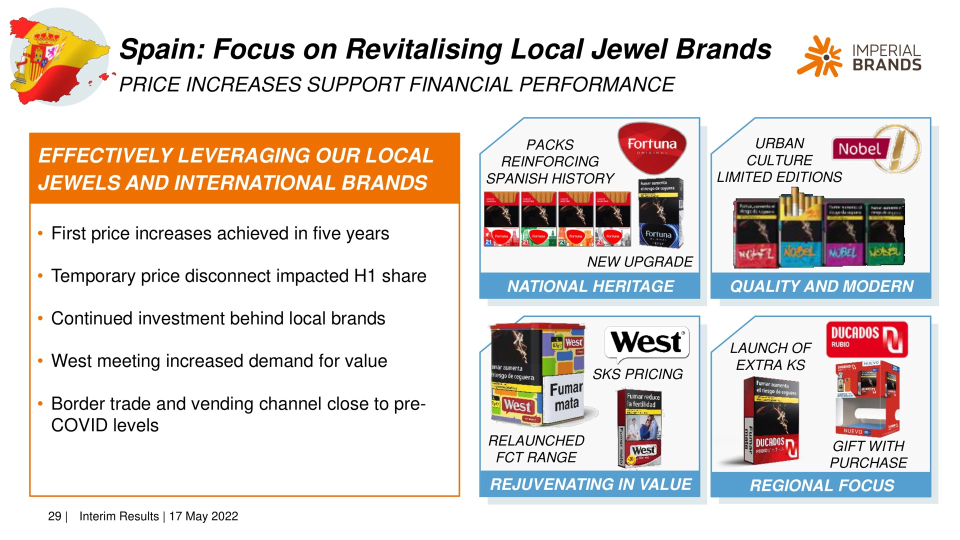 focus on local jewel brands imperial | Imperial Brands