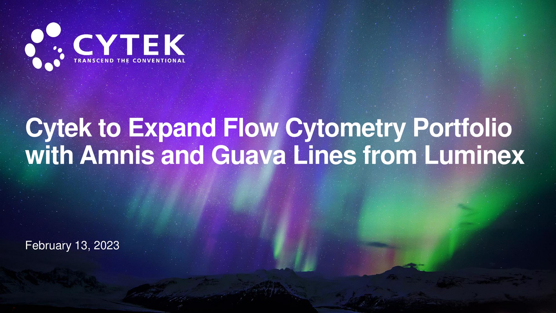 to expand flow portfolio with and guava lines from | Cytek