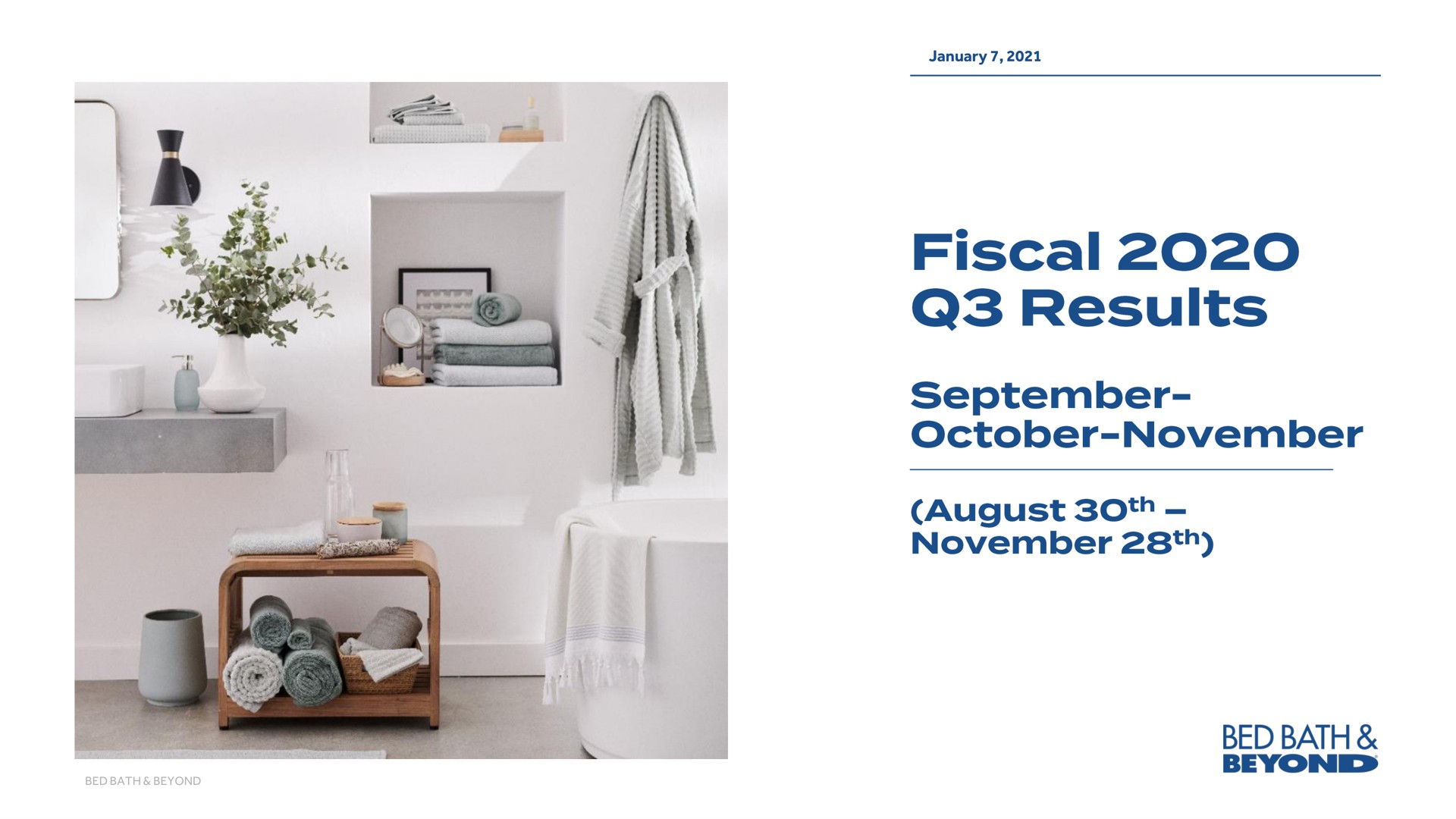 fiscal results august bed bath beyond | Bed Bath & Beyond