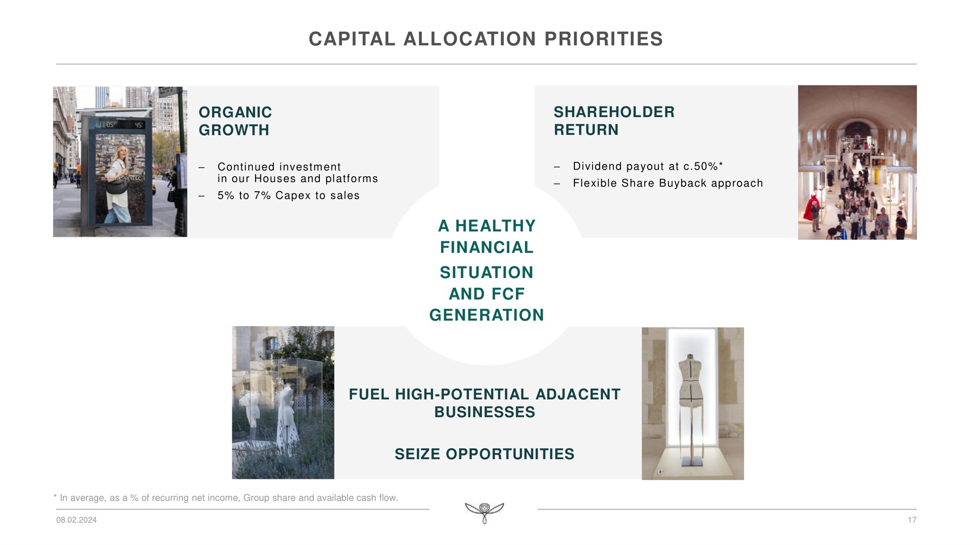 capital allocation priorities a healthy financial situation and generation | Kering