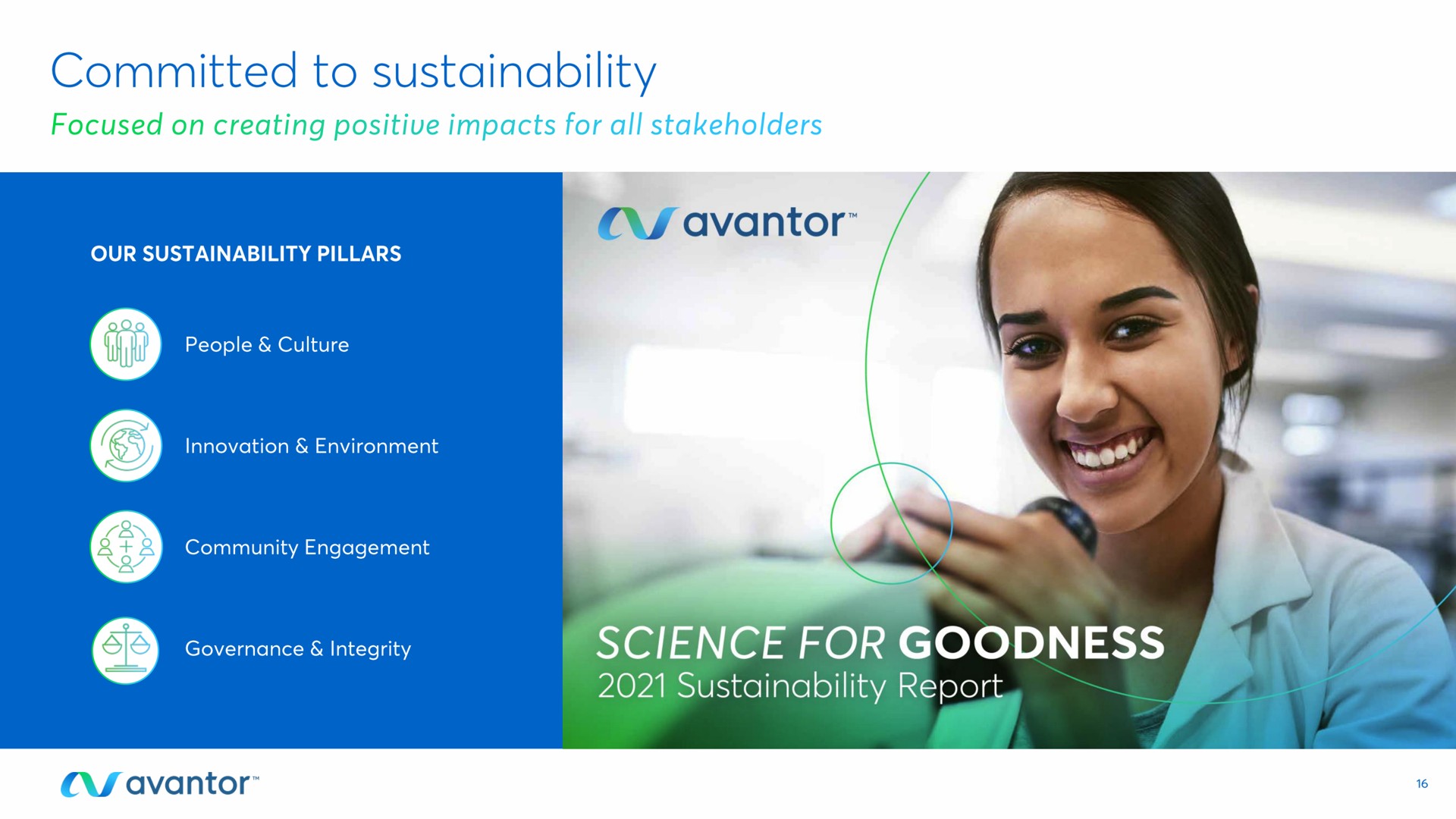 committed to | Avantor