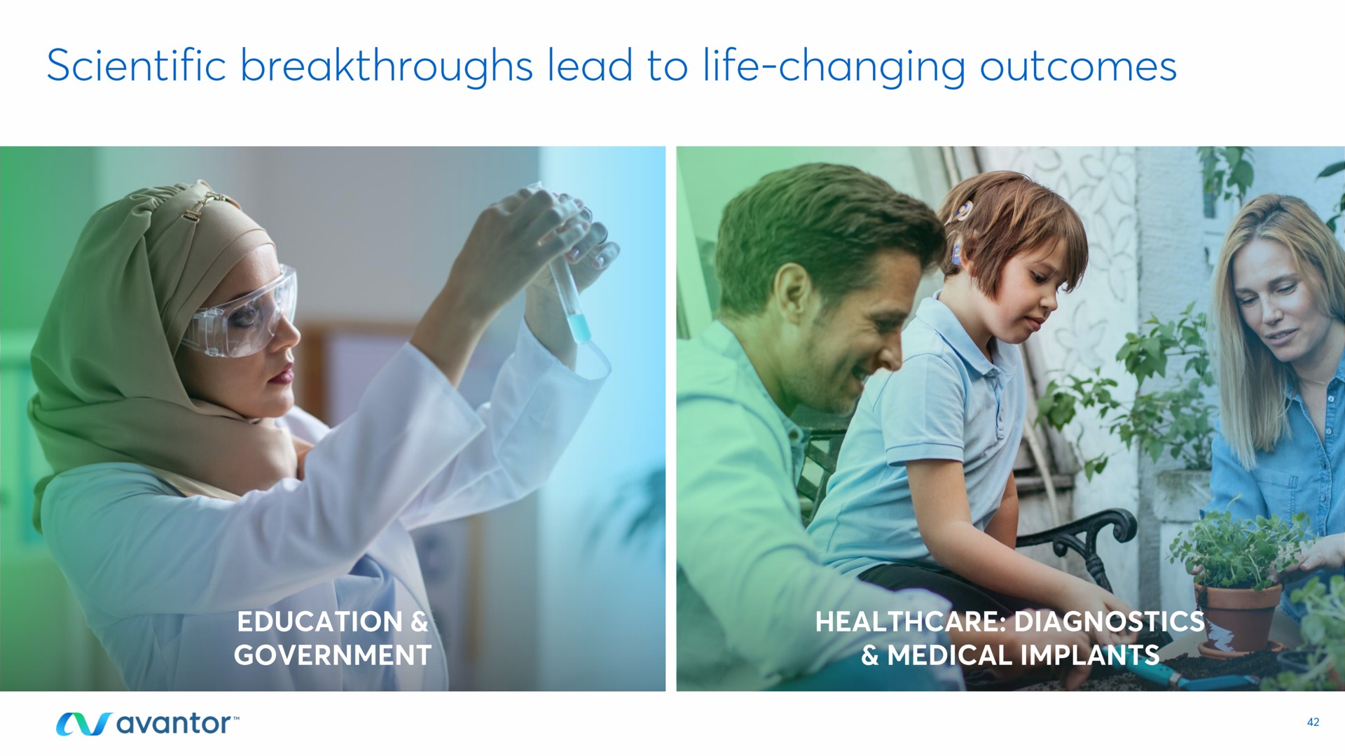 scientific breakthroughs lead to life changing outcomes | Avantor