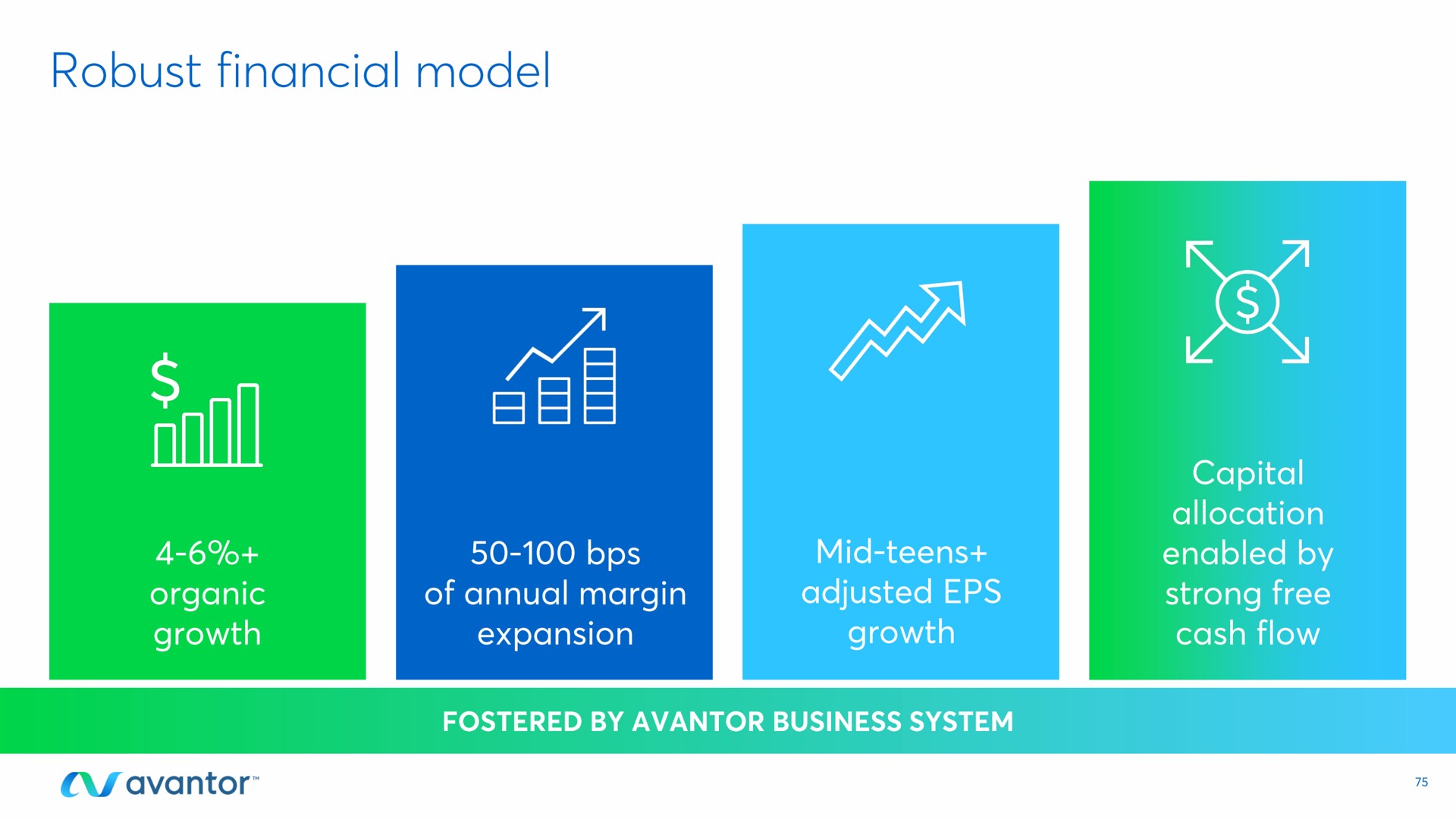 robust financial model | Avantor