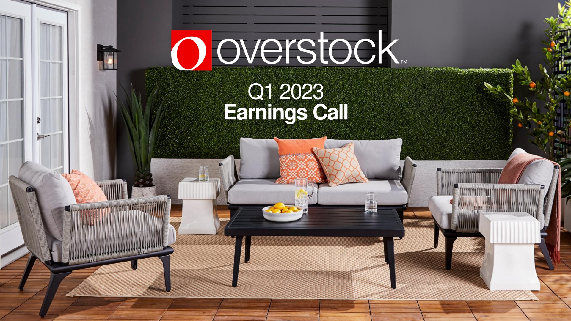 earnings call scene vee | Overstock