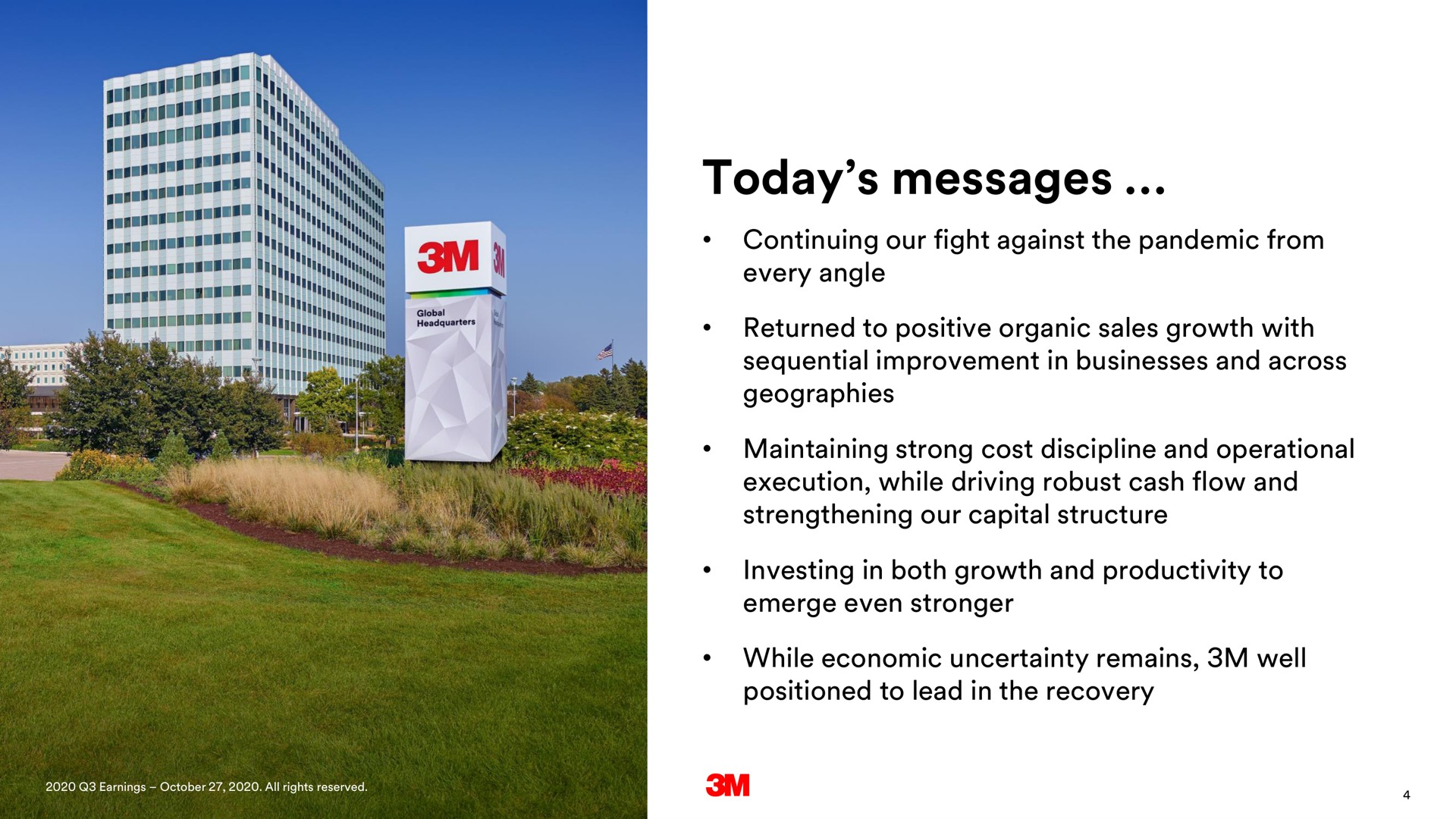 today messages | 3M