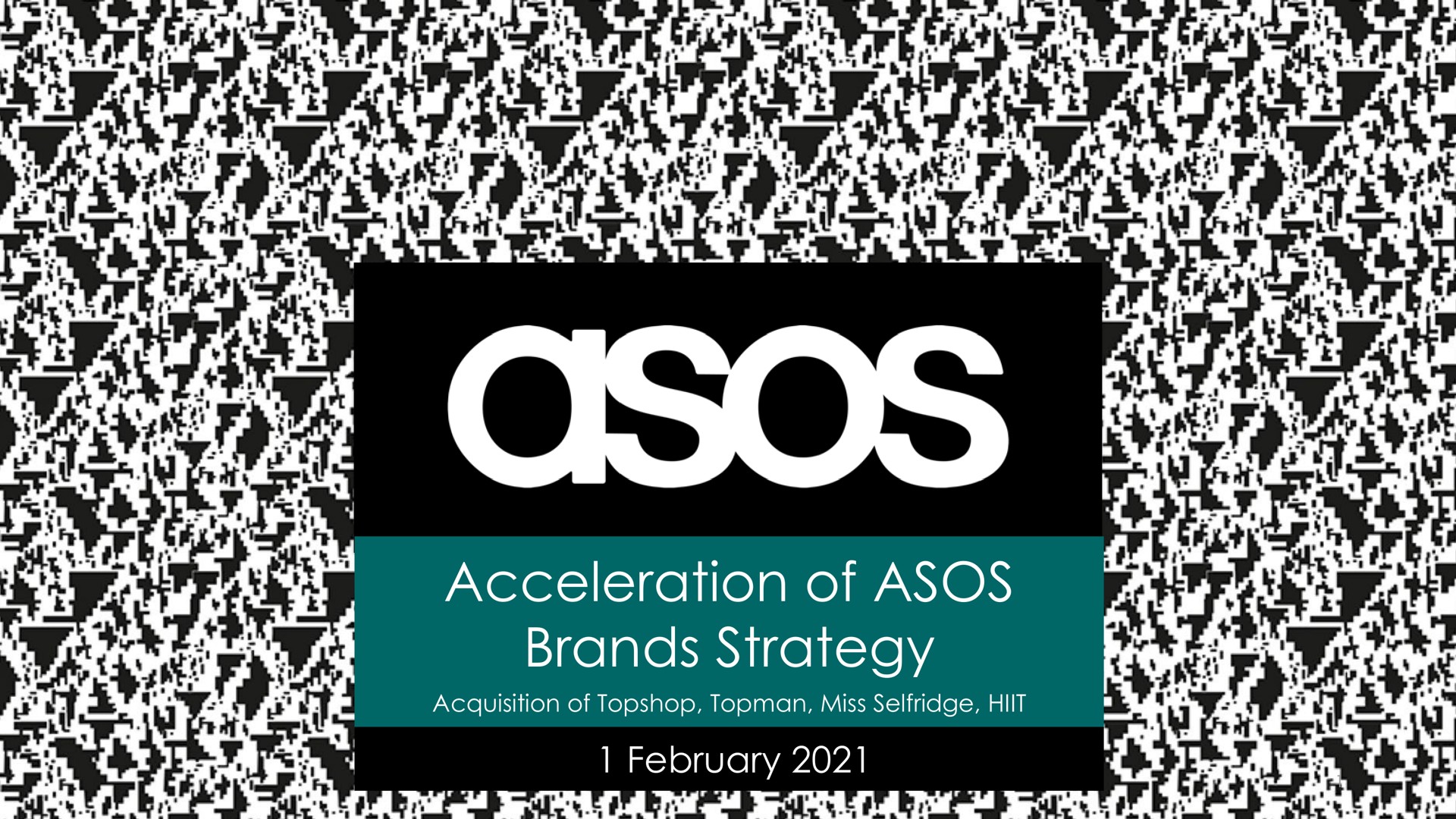 acceleration of brands strategy i | Asos