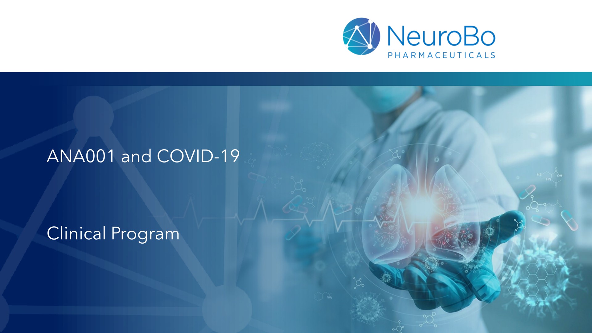 ana and covid clinical program as | NeuroBo Pharmaceuticals