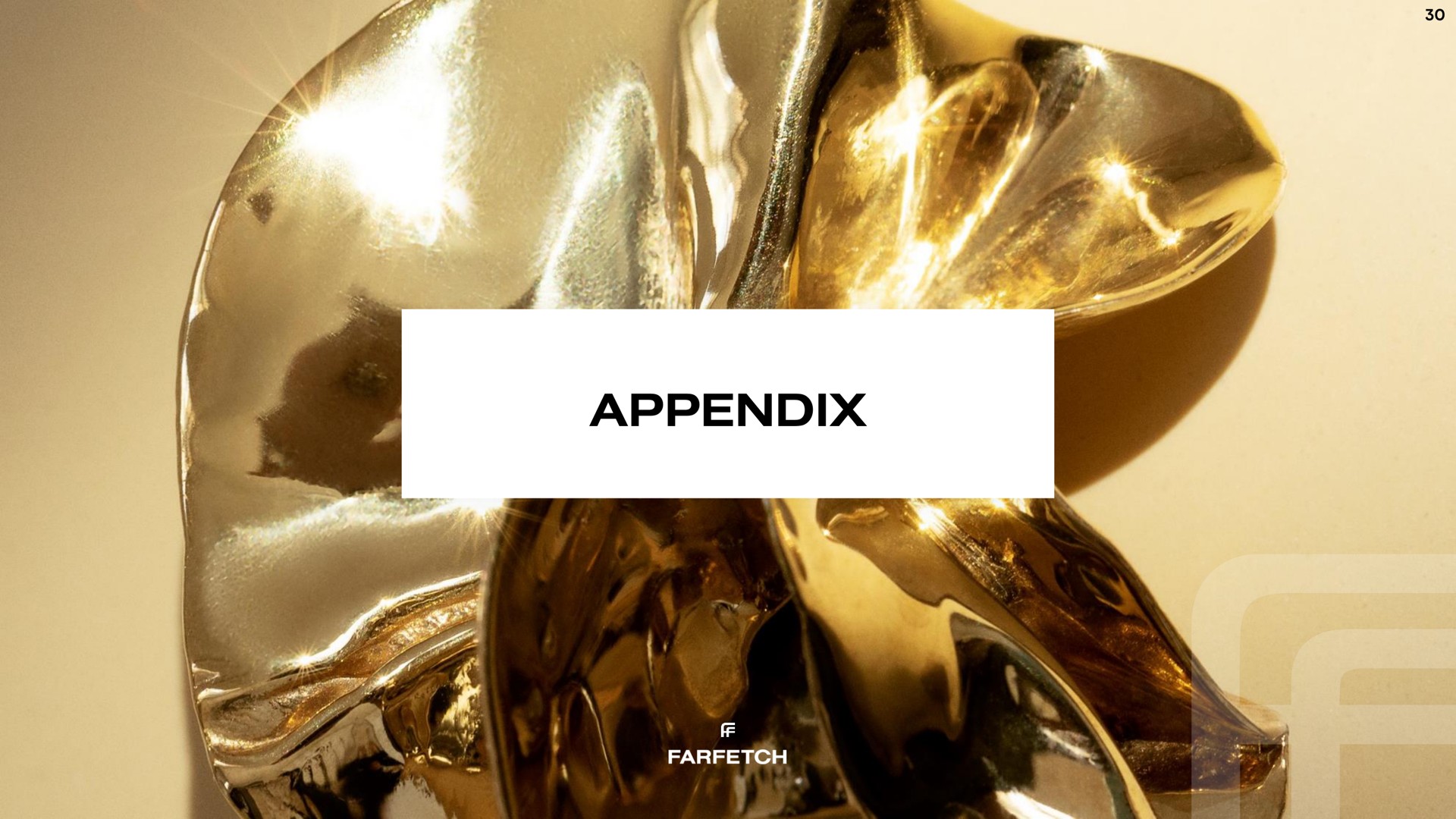 appendix | Farfetch