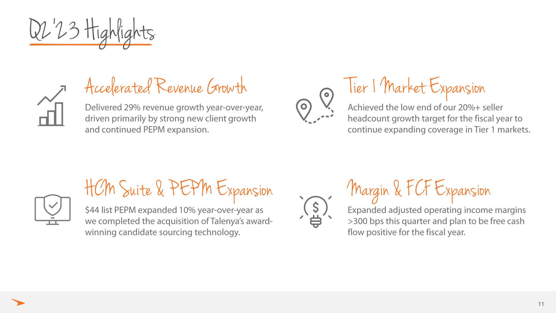 highlights accelerated revenue growth tier market expansion suite expansion margin expansion | Paycor