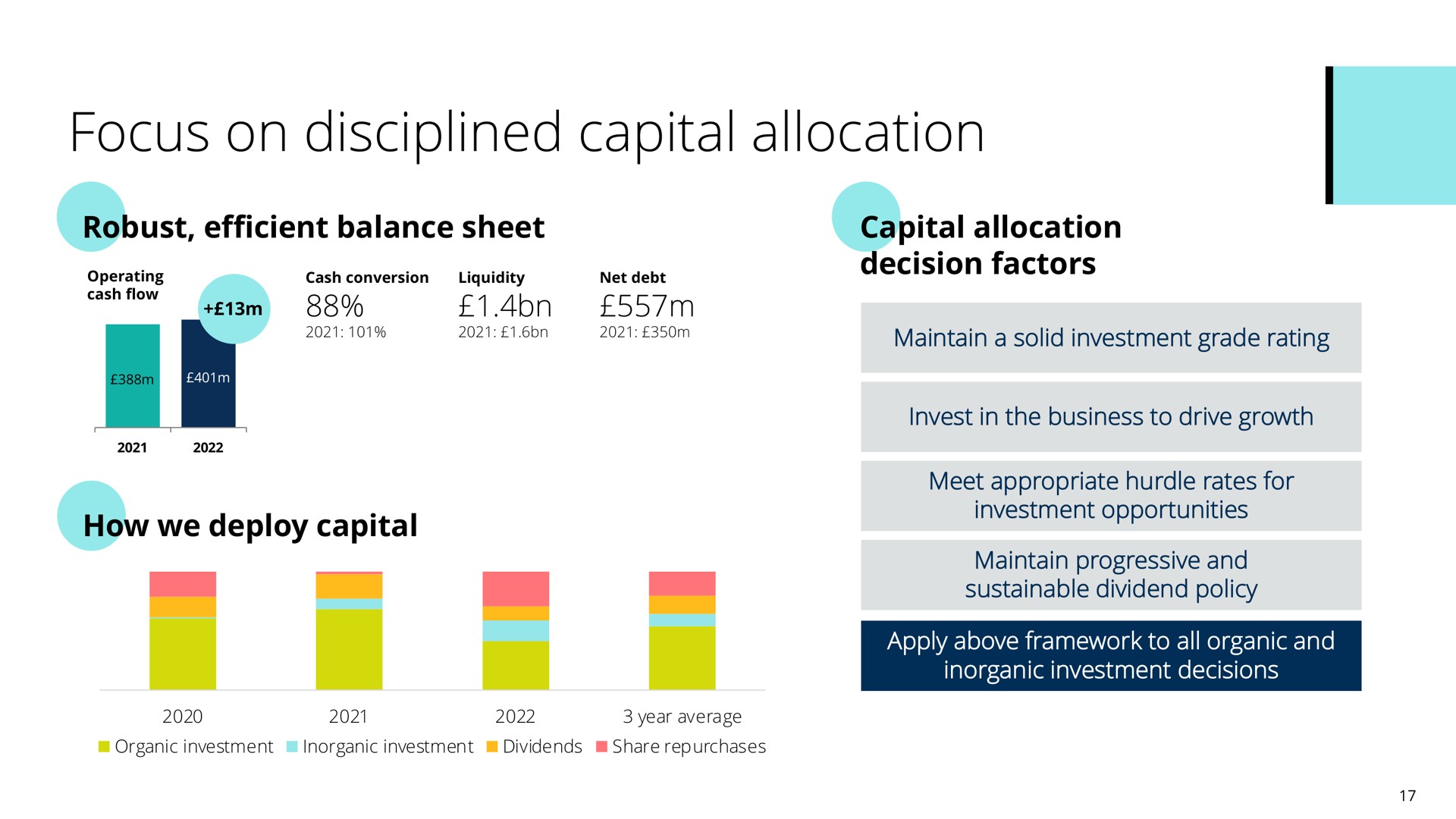 focus on disciplined capital allocation | Pearson