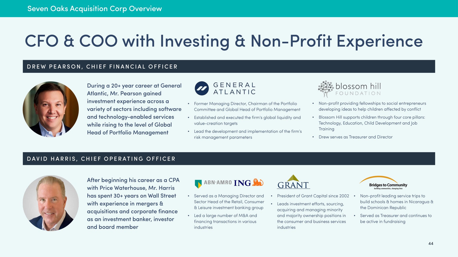 coo with investing non profit experience a | Boxed
