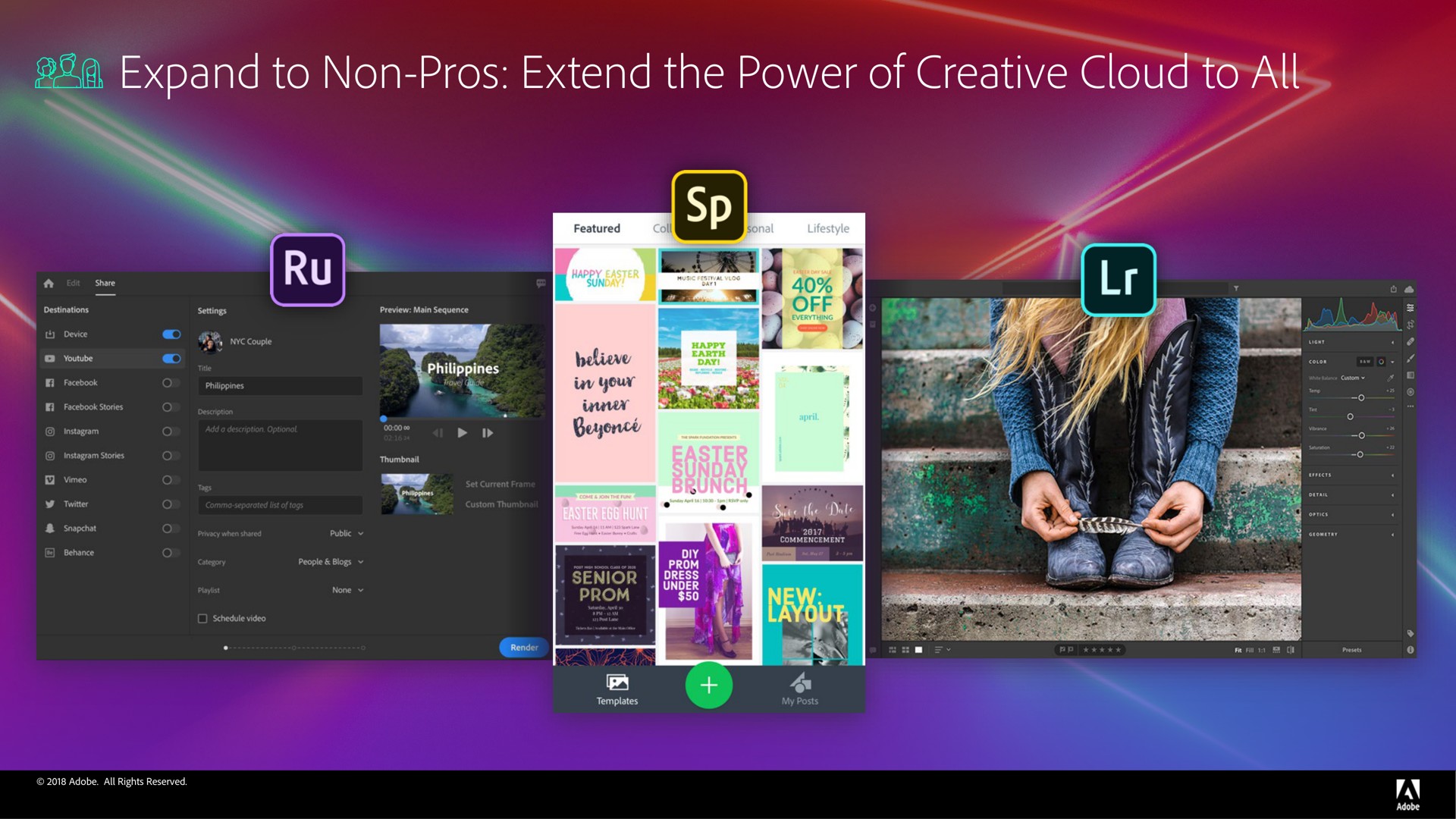 expand to non pros extend the power of creative cloud to all to all | Adobe