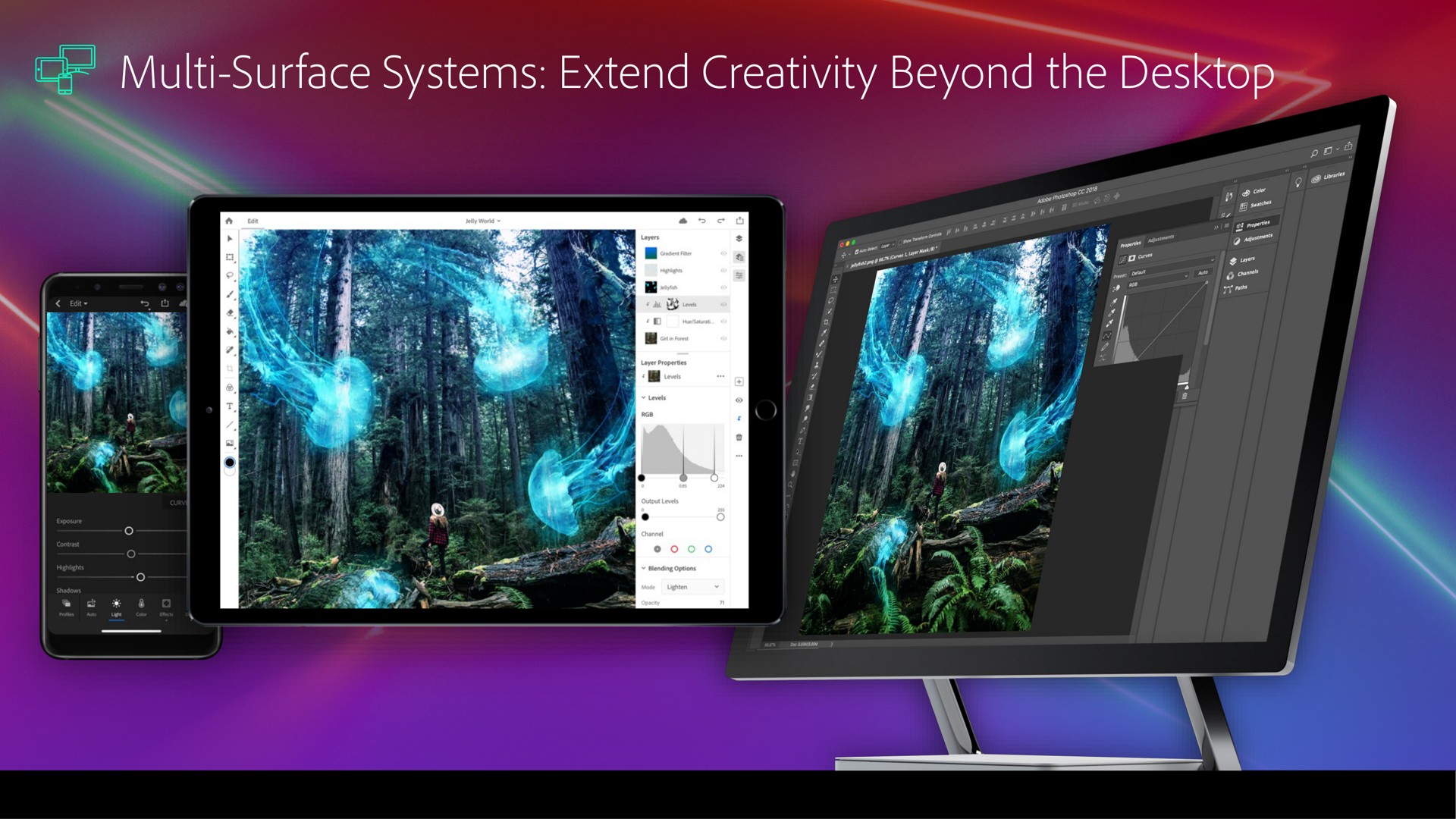 surface systems extend creativity beyond the | Adobe