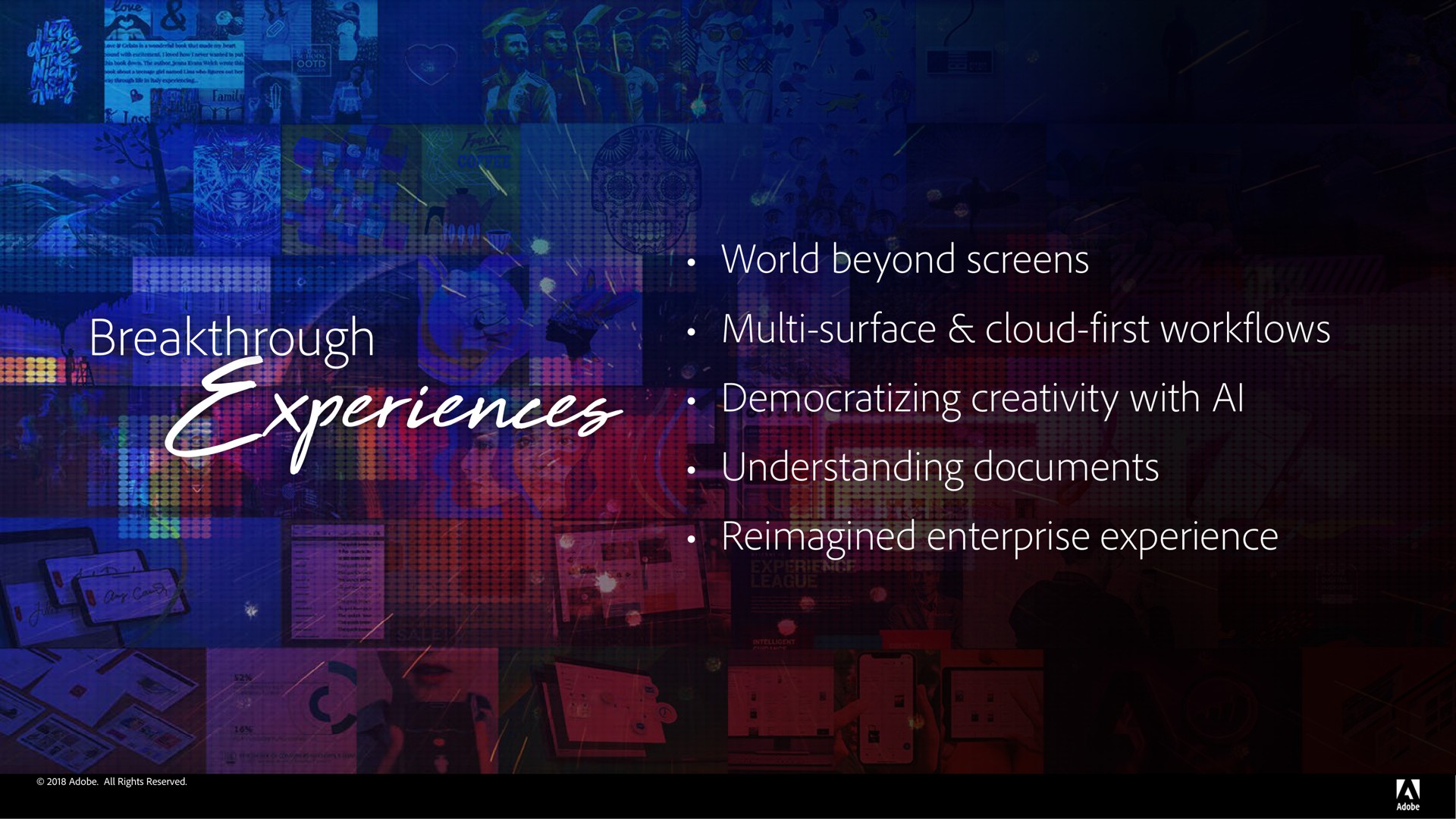 world beyond screens surface cloud first democratizing creativity with understanding documents enterprise experience breakthrough | Adobe