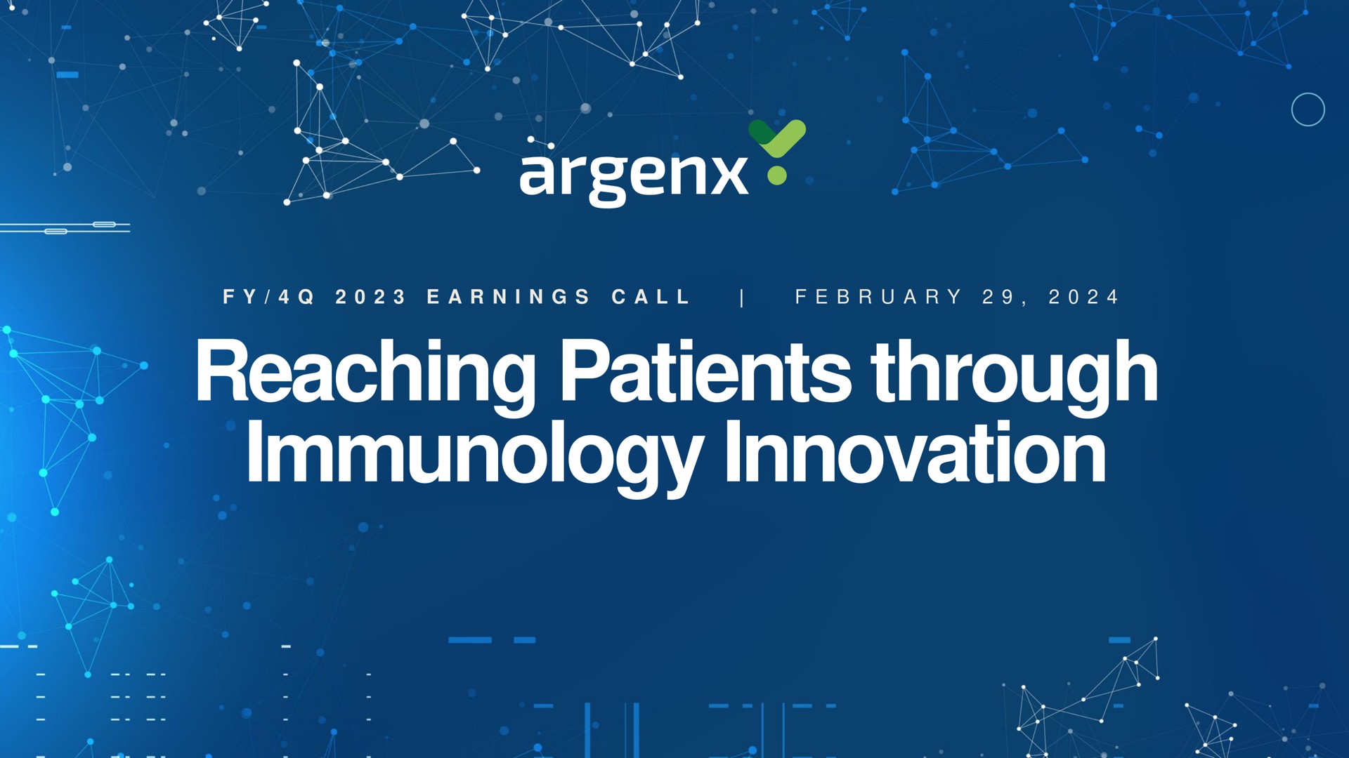 reaching patients through immunology innovation | argenx SE