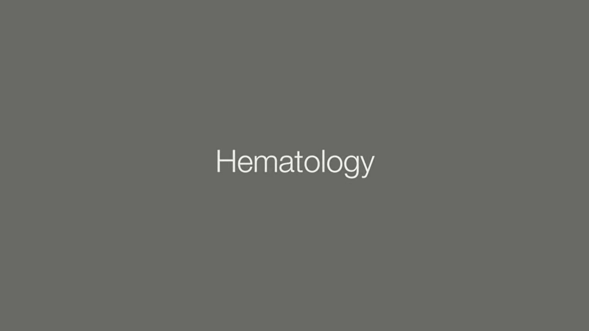hematology | Theranos