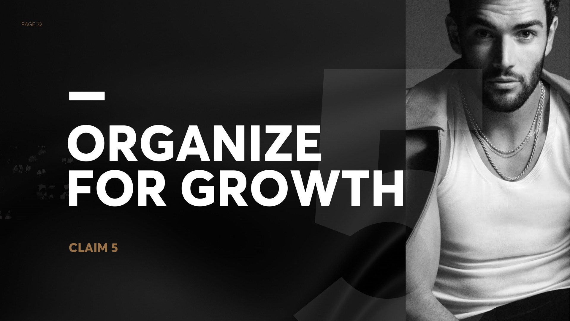 page i organize for growth claim | Hugo Boss