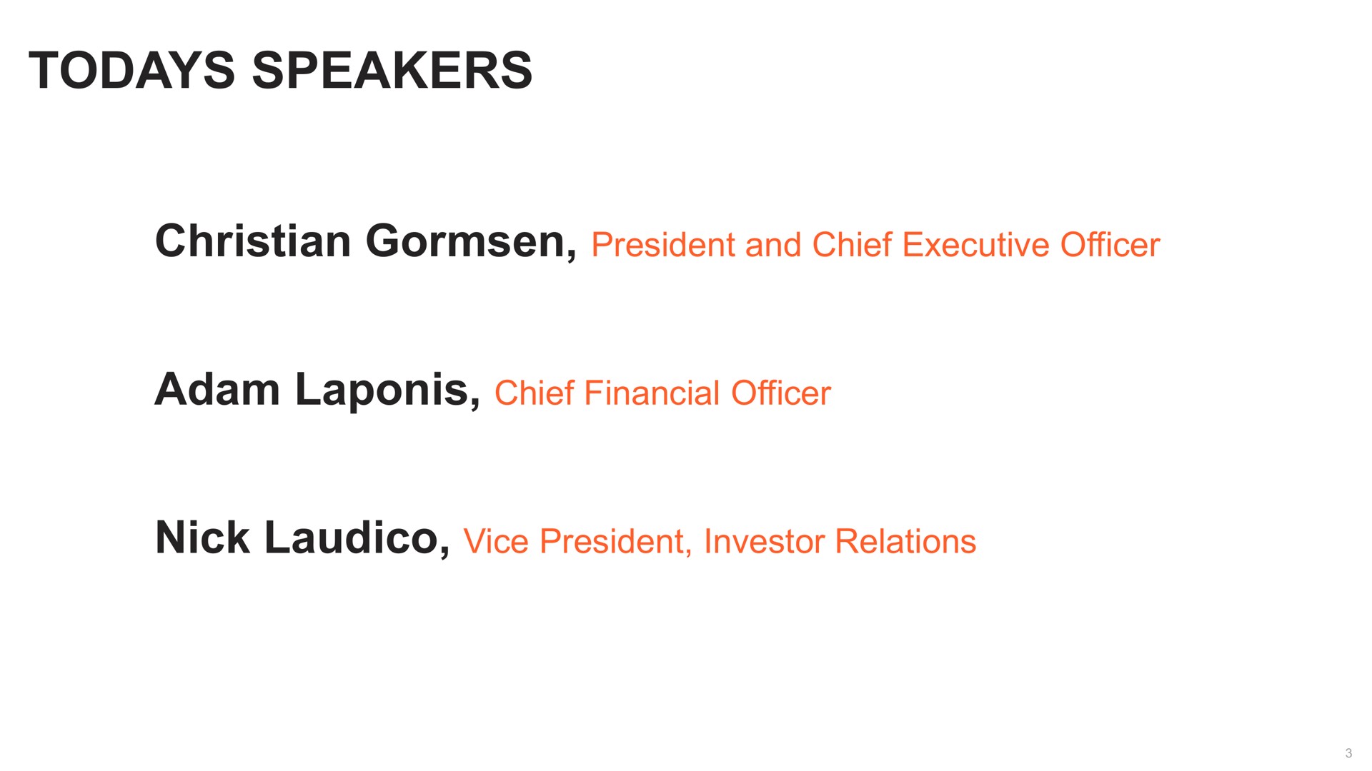todays speakers president and chief executive officer chief financial officer nick vice president investor relations | Eargo
