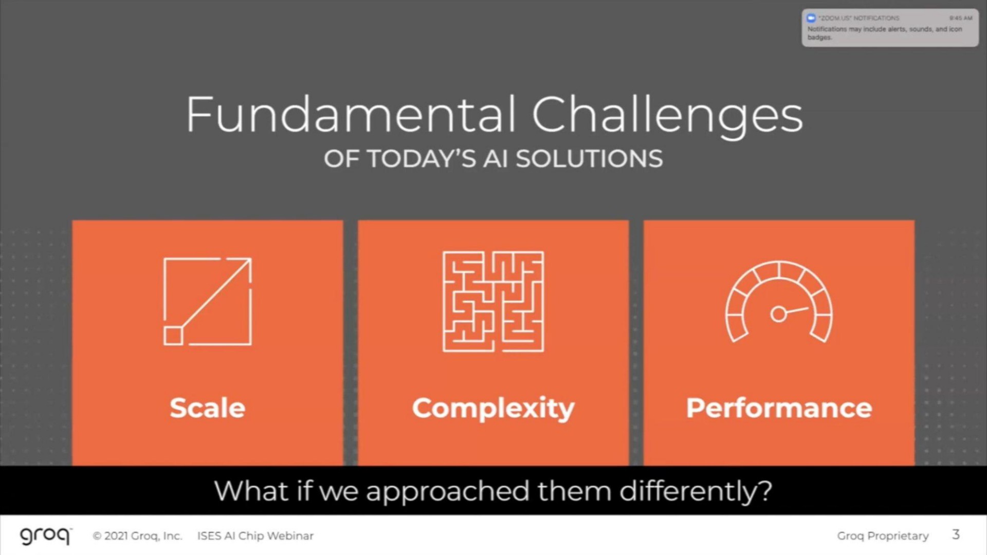 fundamental challenges of today solutions what if we approached them differently | Groq