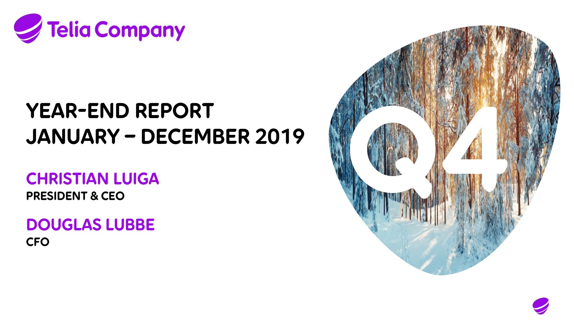 year end report company | Telia Company