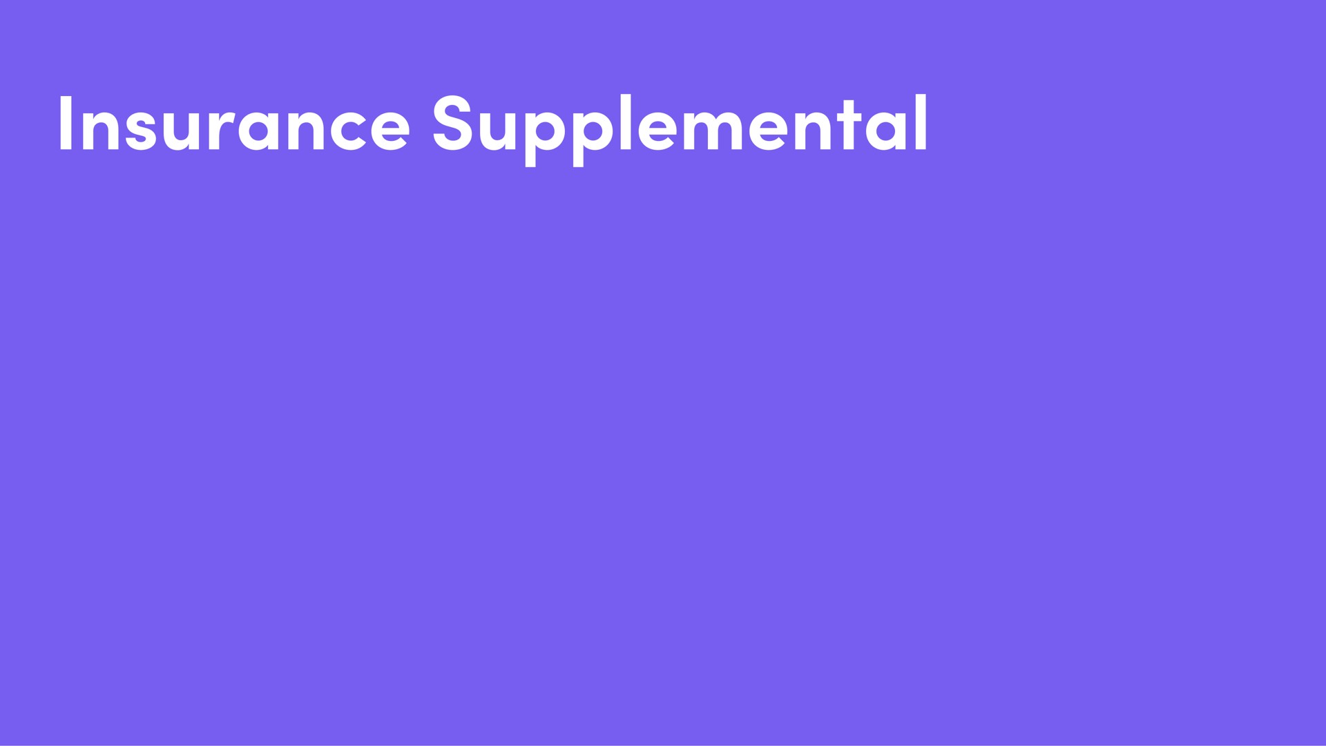 insurance supplemental | Lyft
