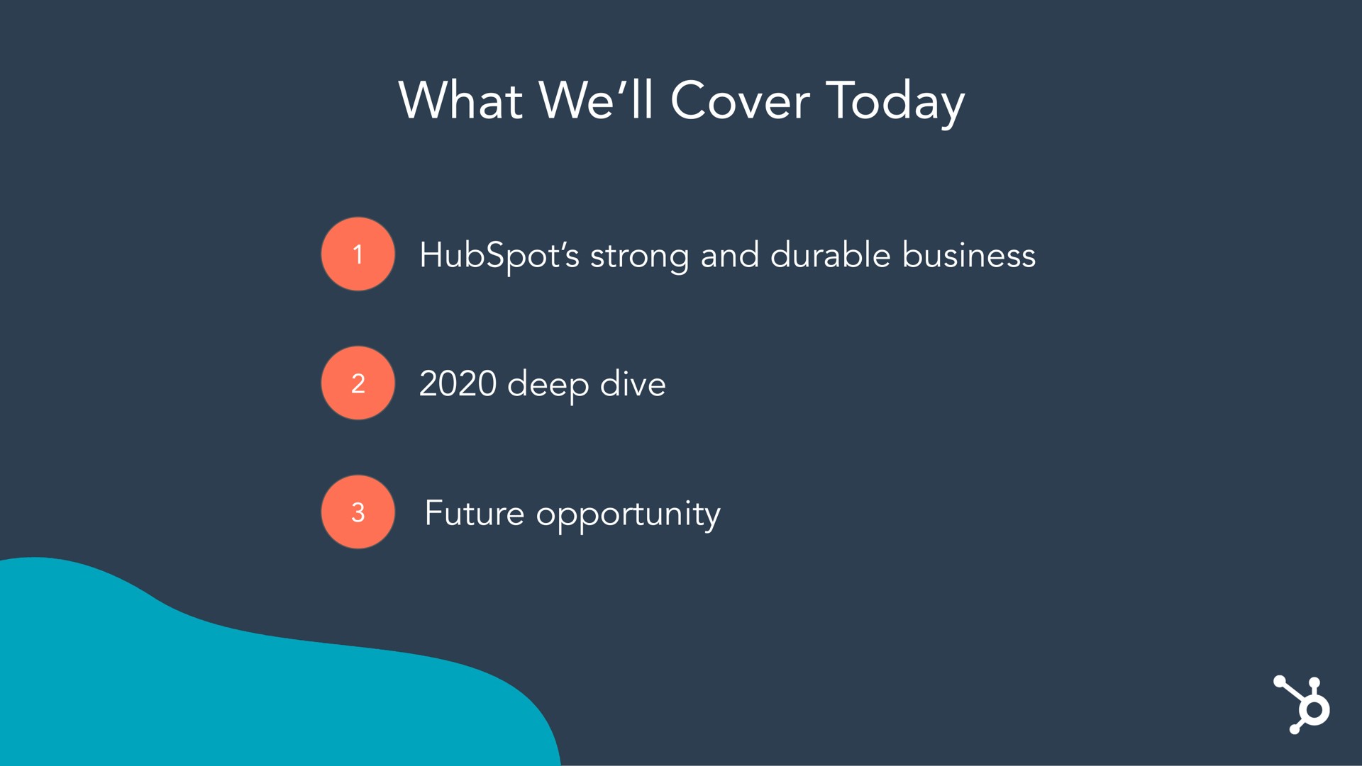 what we cover today | Hubspot