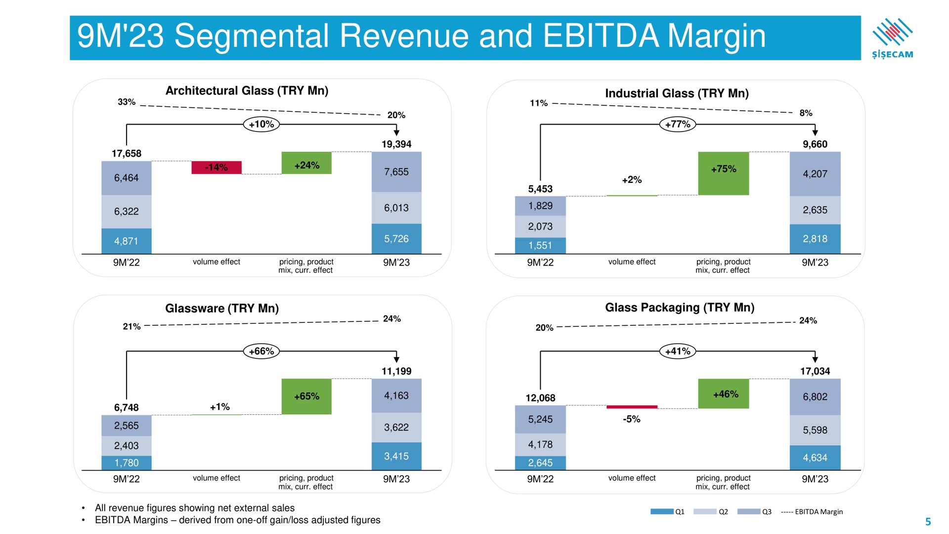 segmental revenue and margin | Sisecam Resources