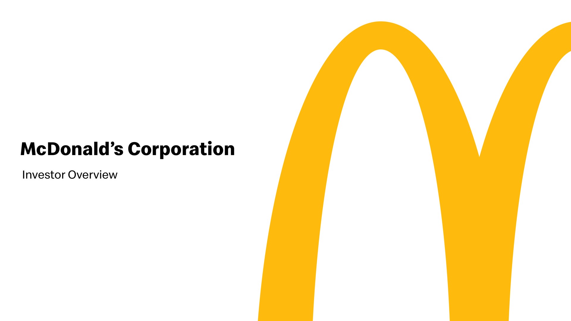 corporation | McDonald's