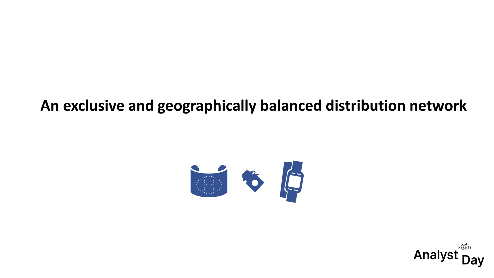 an exclusive and geographically balanced distribution network | Hermes