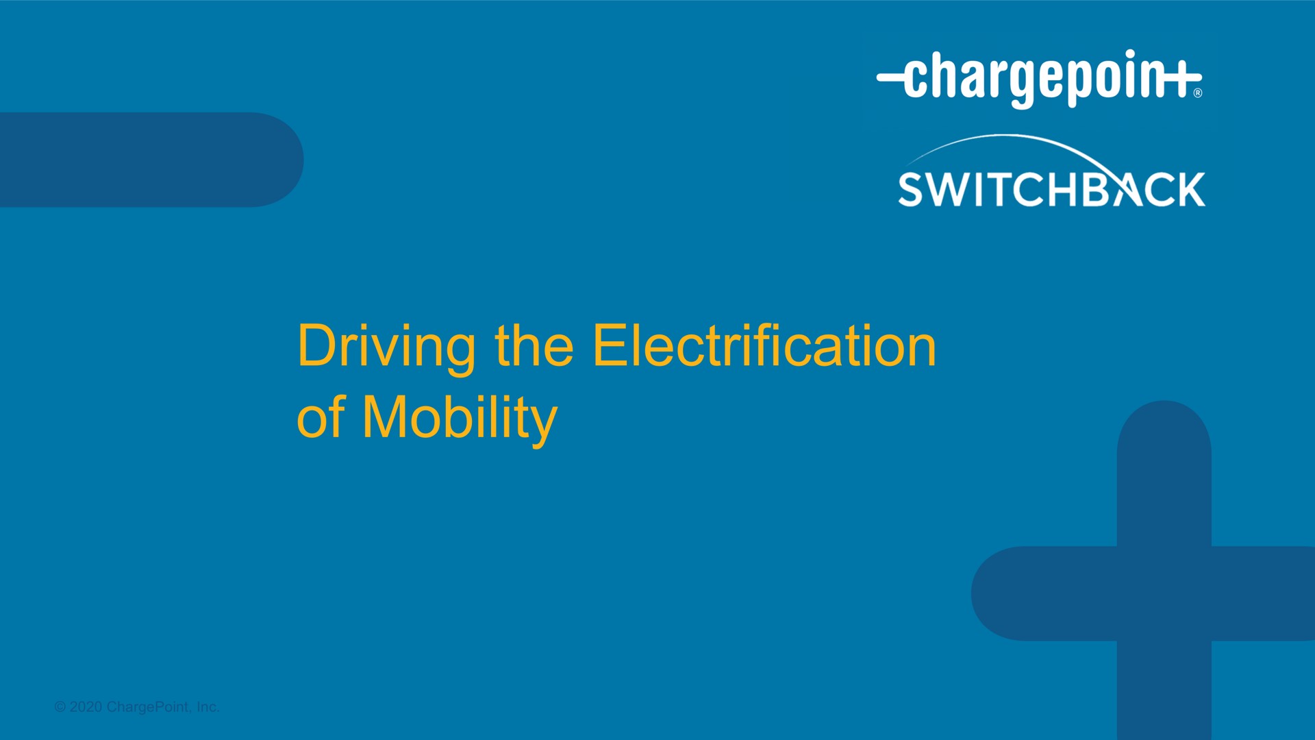 driving the electrification of mobility | ChargePoint