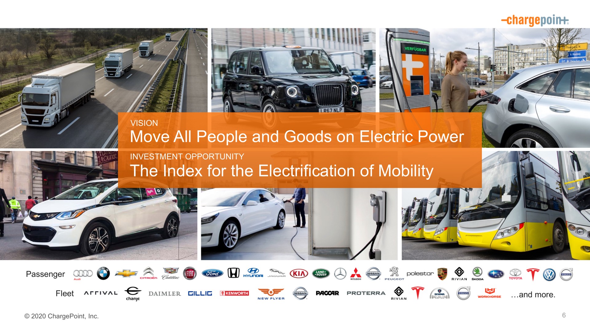 move all people and goods on electric power the index for the electrification of mobility irk a be seen i am ate a a | ChargePoint