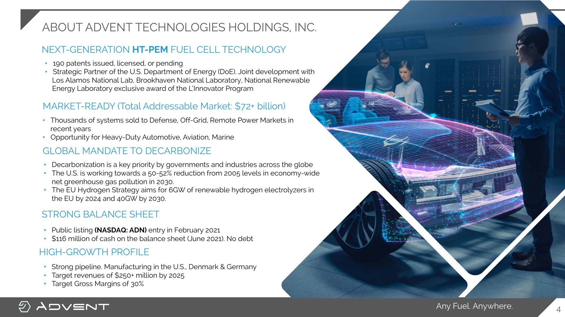about technologies holdings | Advent
