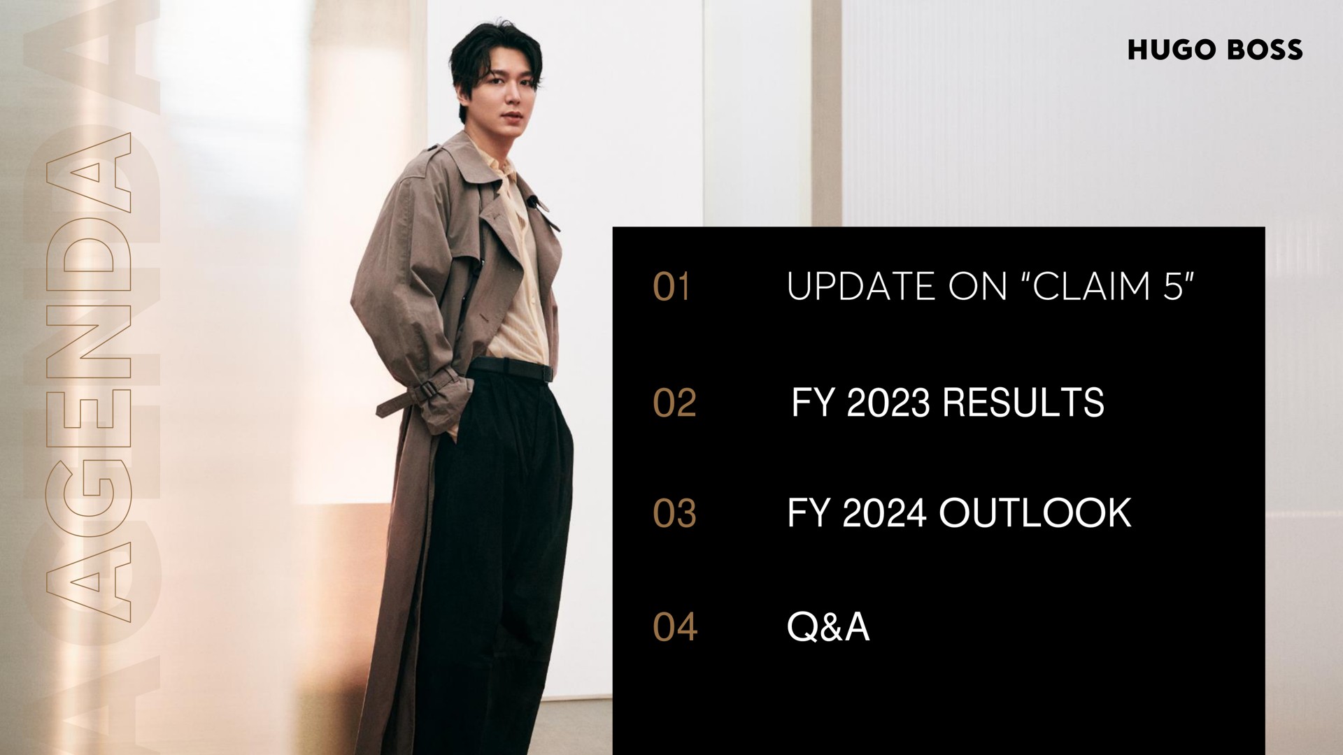 a a results outlook a boss update on claim | Hugo Boss
