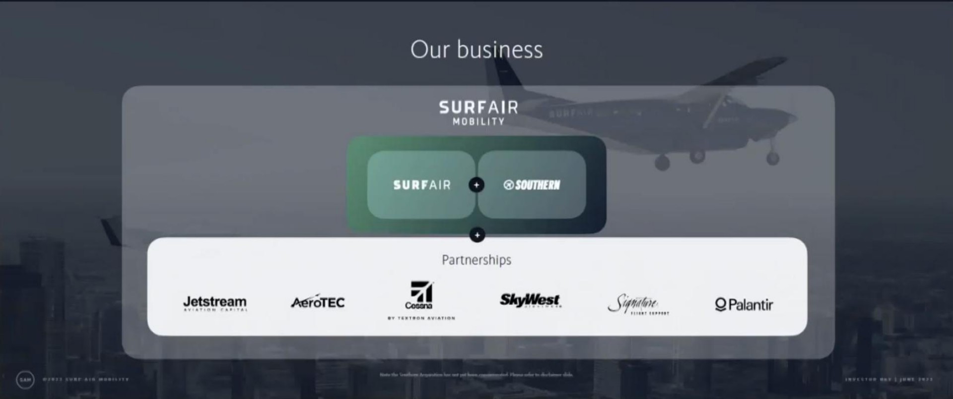 our business mobility partnerships signs a | Surf Air