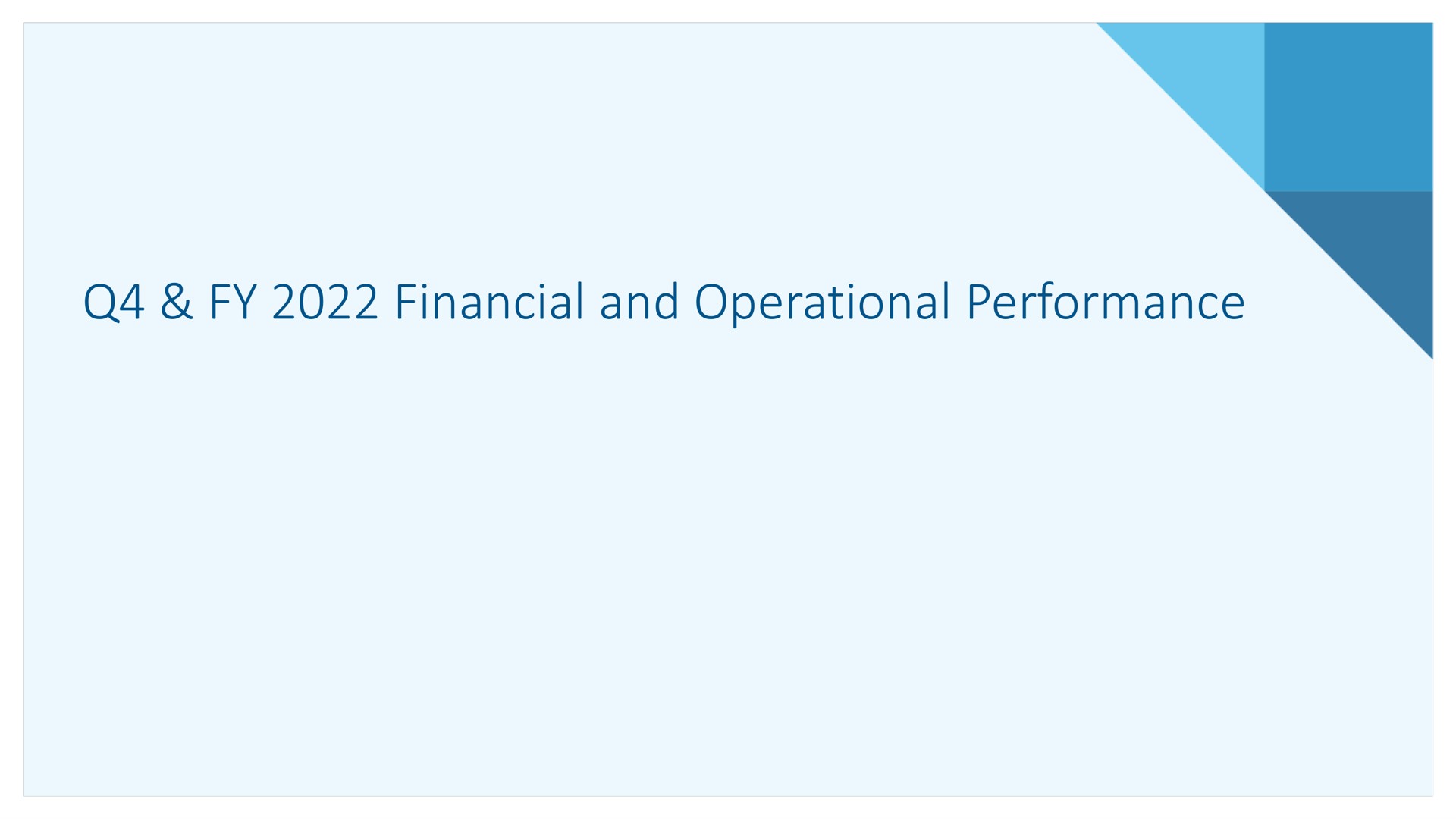 financial and operational performance | Alkermes