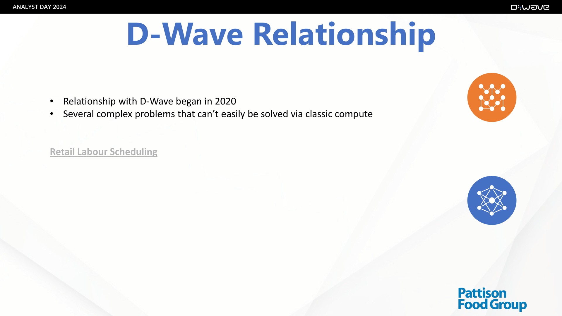 wave relationship | D-Wave