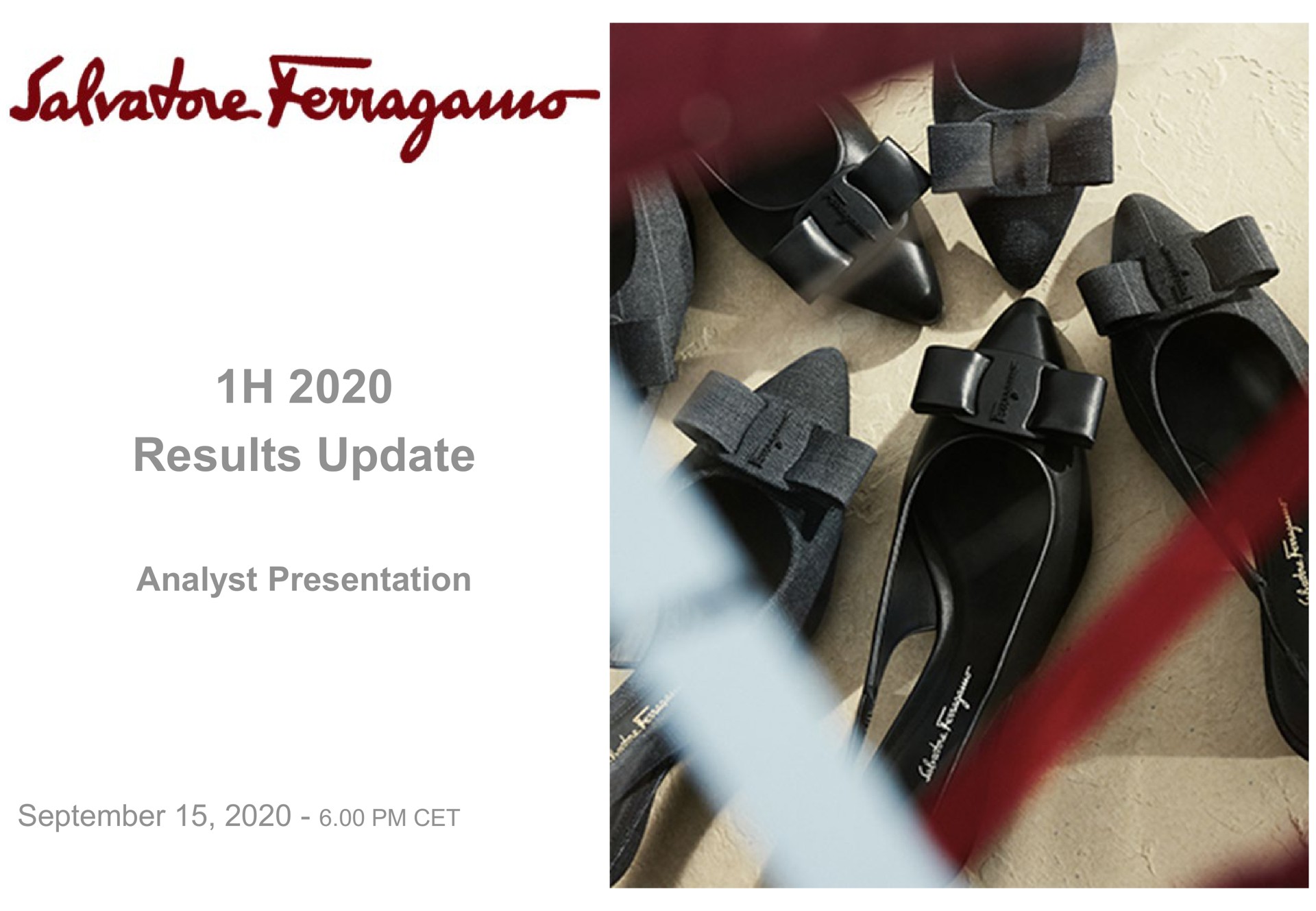 results update analyst presentation | Salvatore Ferragamo